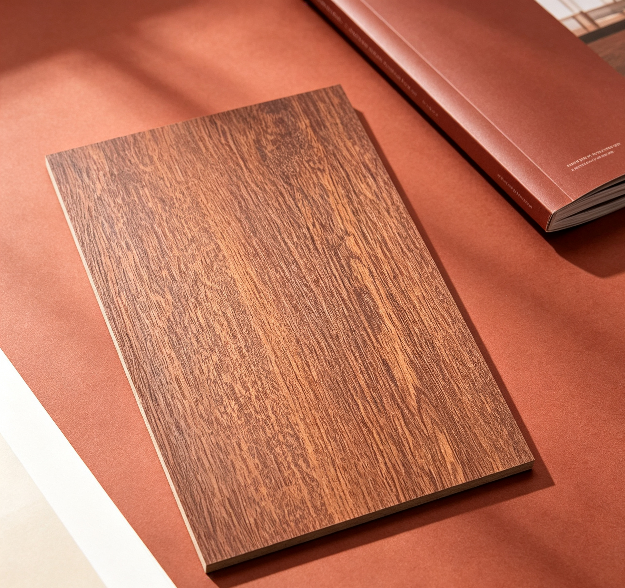 PVC-coated galvanized steel sheet (Rosewood wood grain)