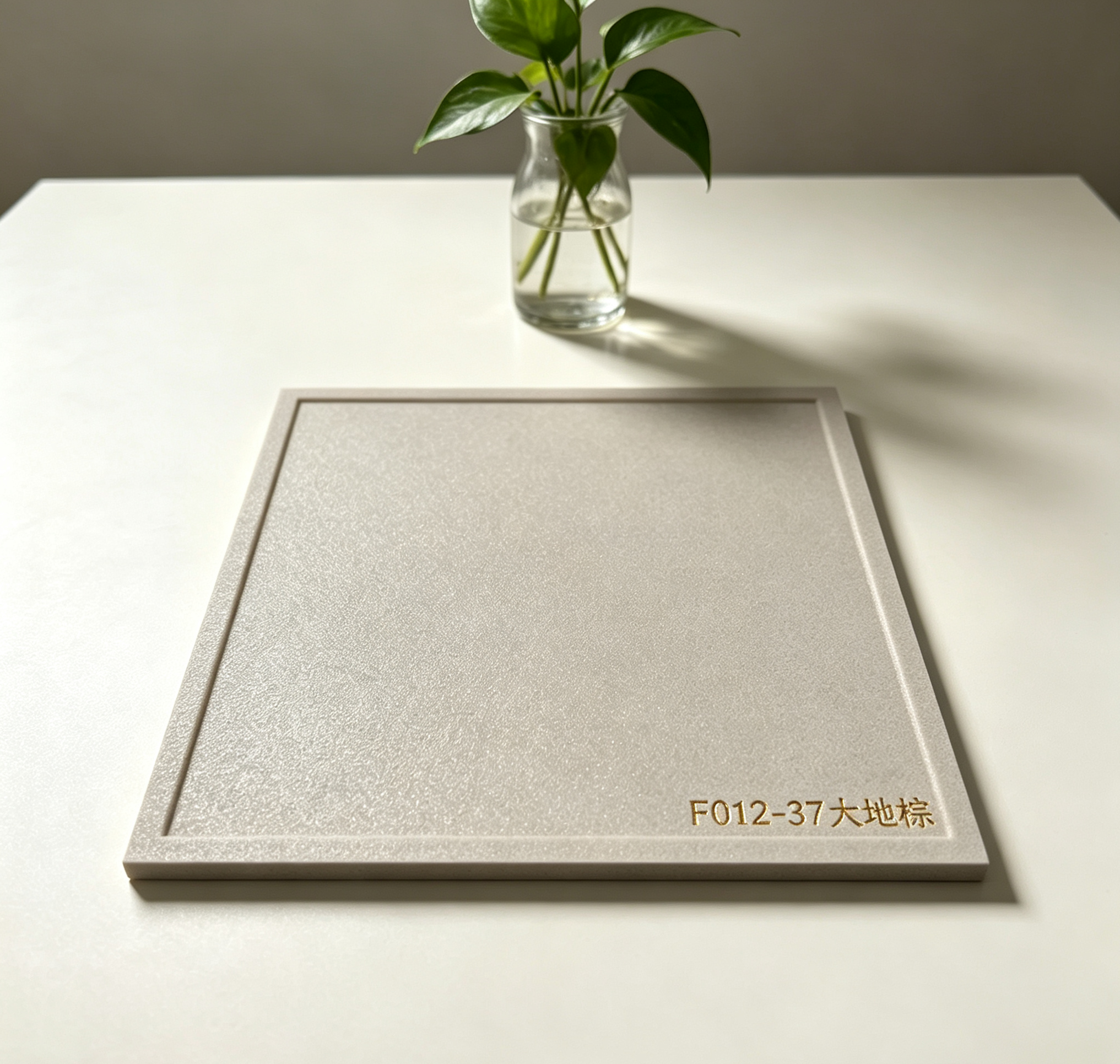 PVC-coated galvanized steel sheet (Earth Brown F012-37)