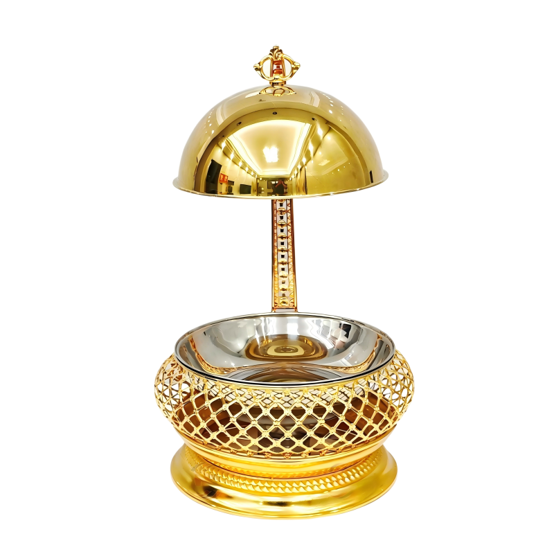 Full Size Hanging Lid Golden Chafing Dish
