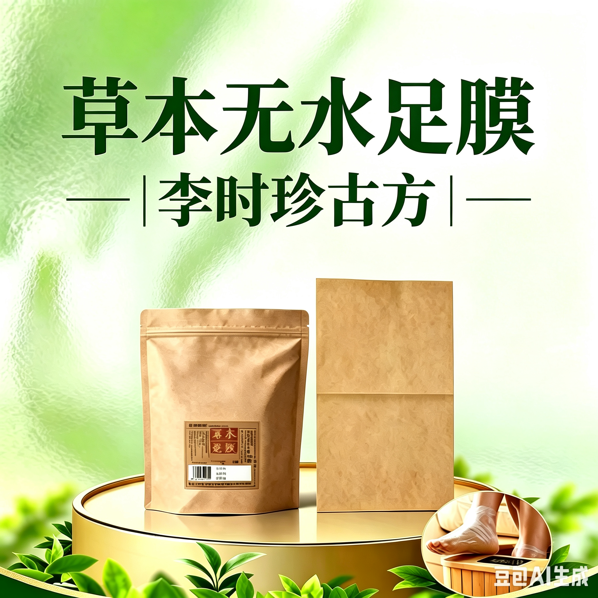  草本无水足膜-李时珍