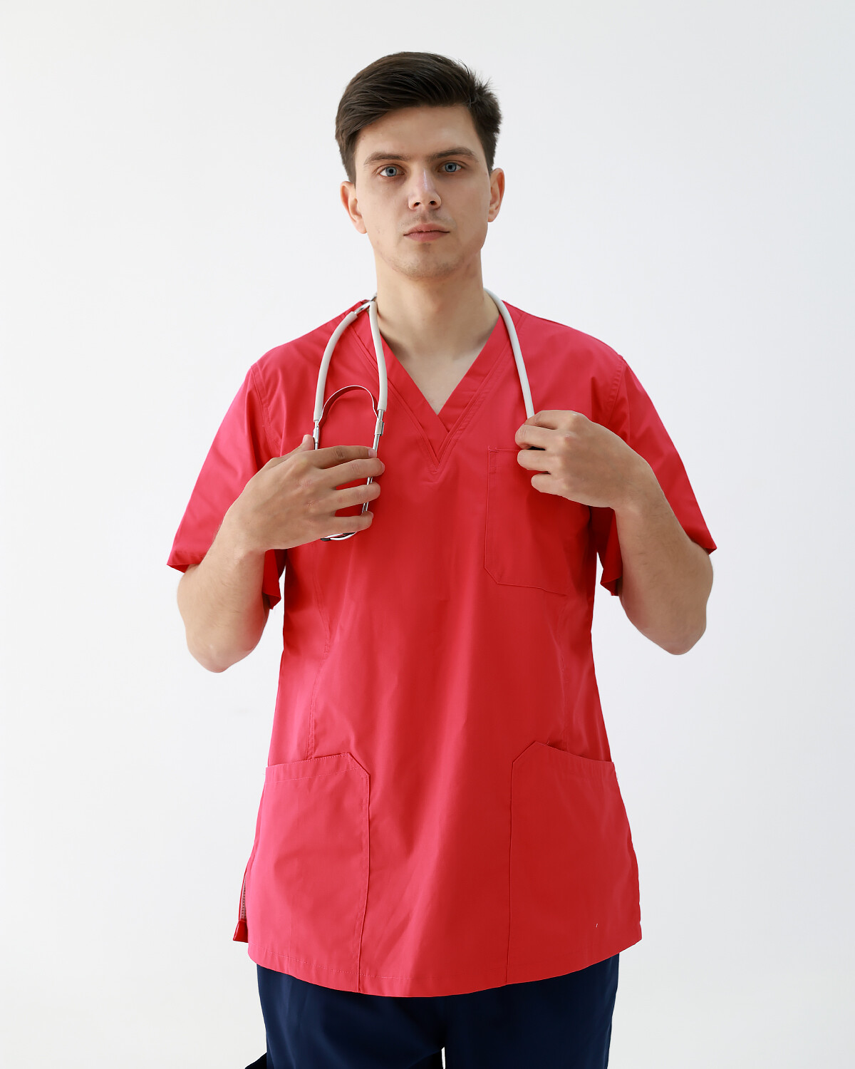 Polyester / Cotton Spandex Classic Medical Top