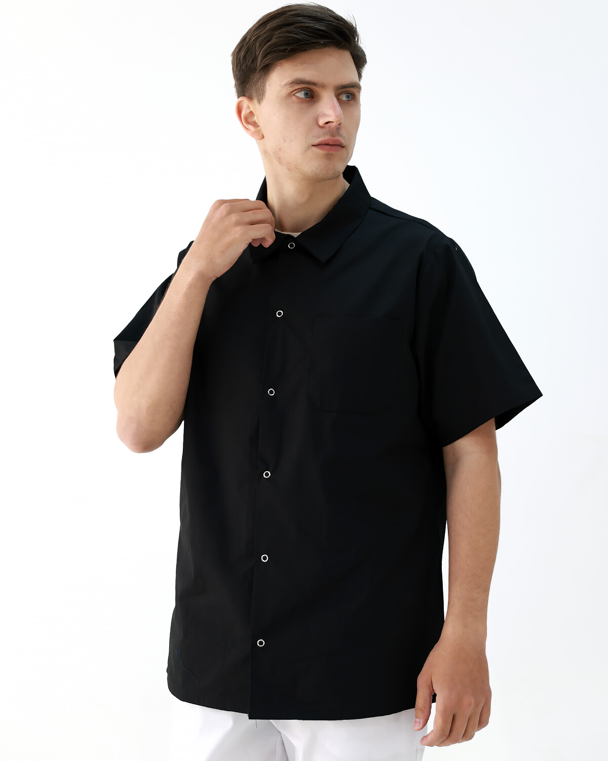 Snap Button Cook Shirt