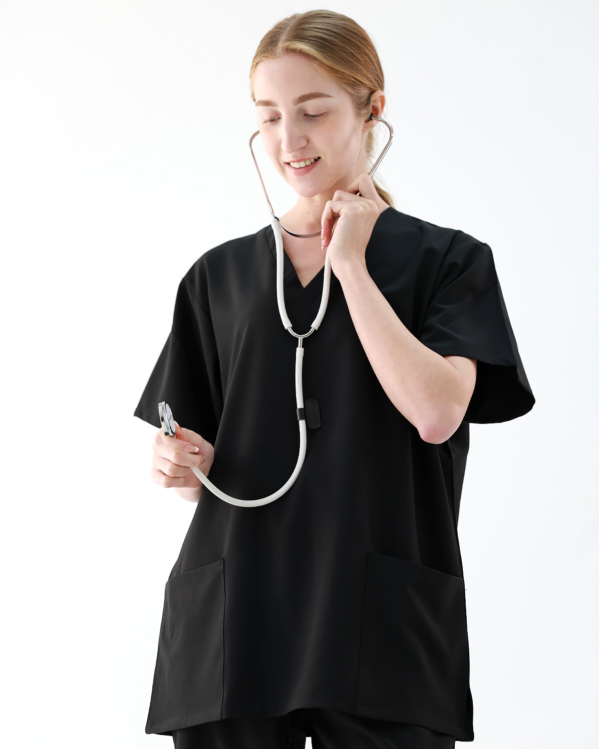 4-Way Polyester Spandex Medical Men's Top