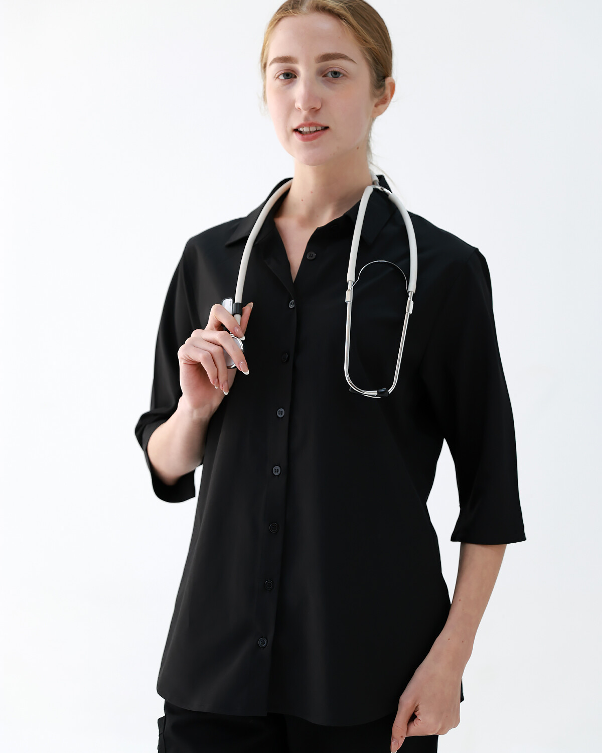 4-Way Polyester Spandex Medical Shirt