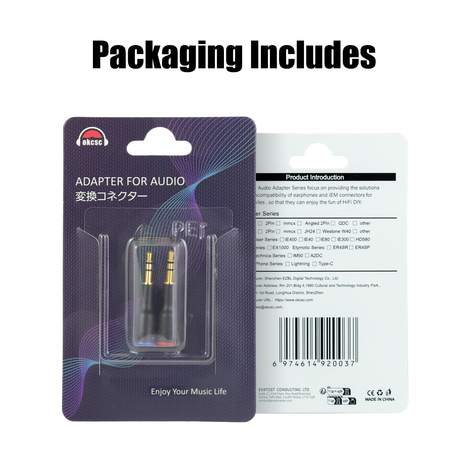 Dual 2.5mm Rotating HD800 Female Adapter - Image 7