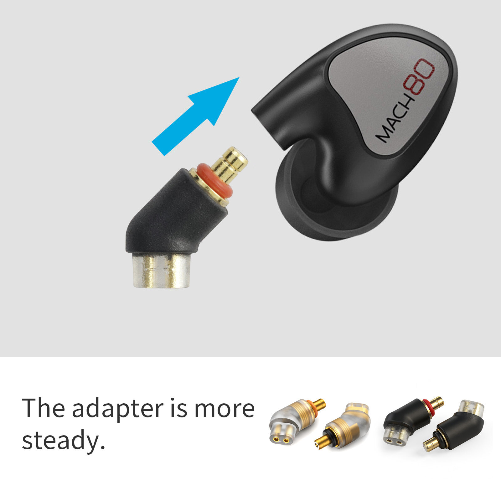 IPX revolving QDC female adapter - 图片6