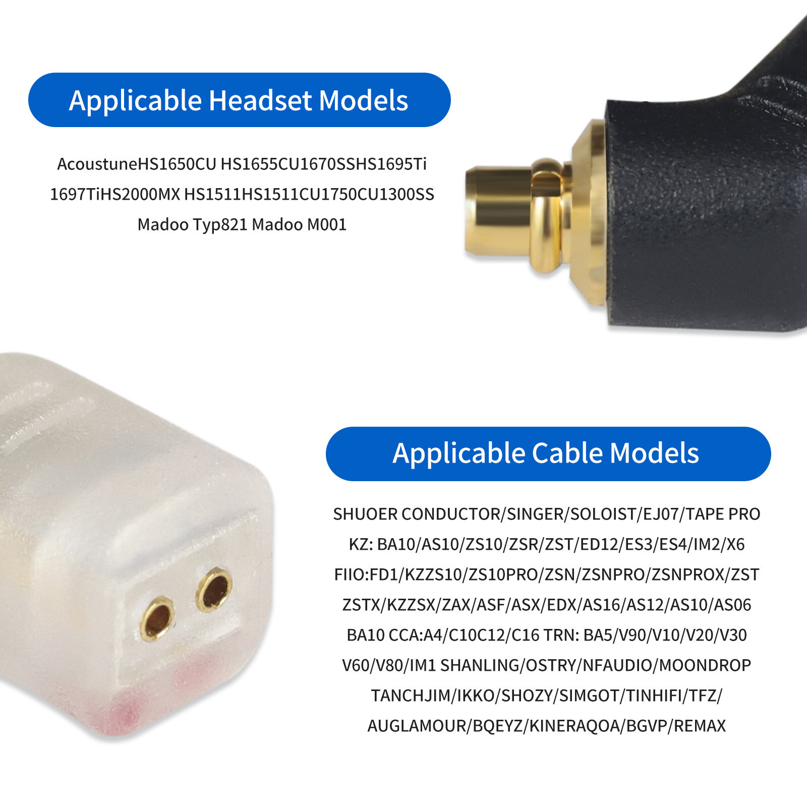 EAR revolution 0.78 female flat port adapter - 图片3