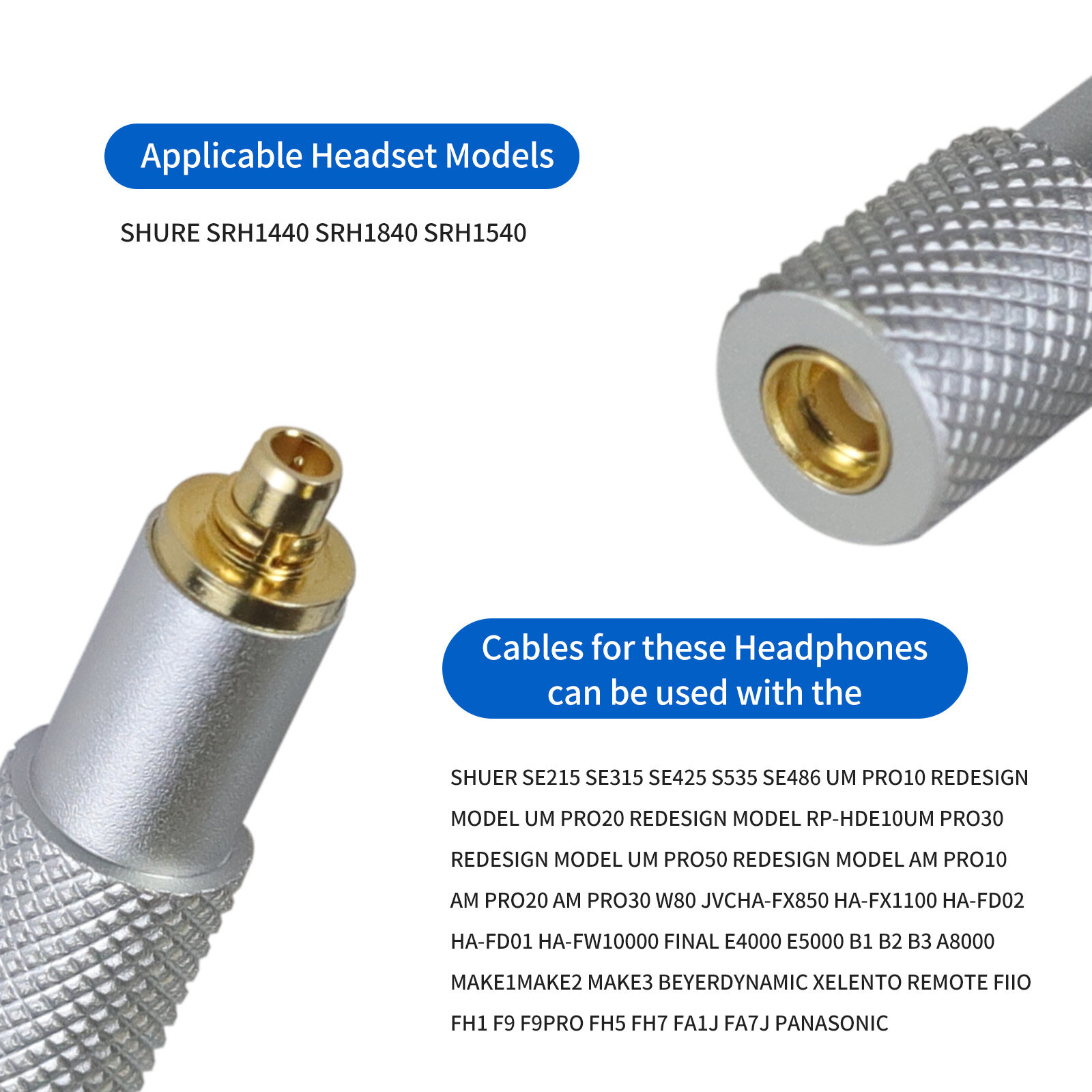 Shure1840 Rotating MMCX Female Adapter - 图片3