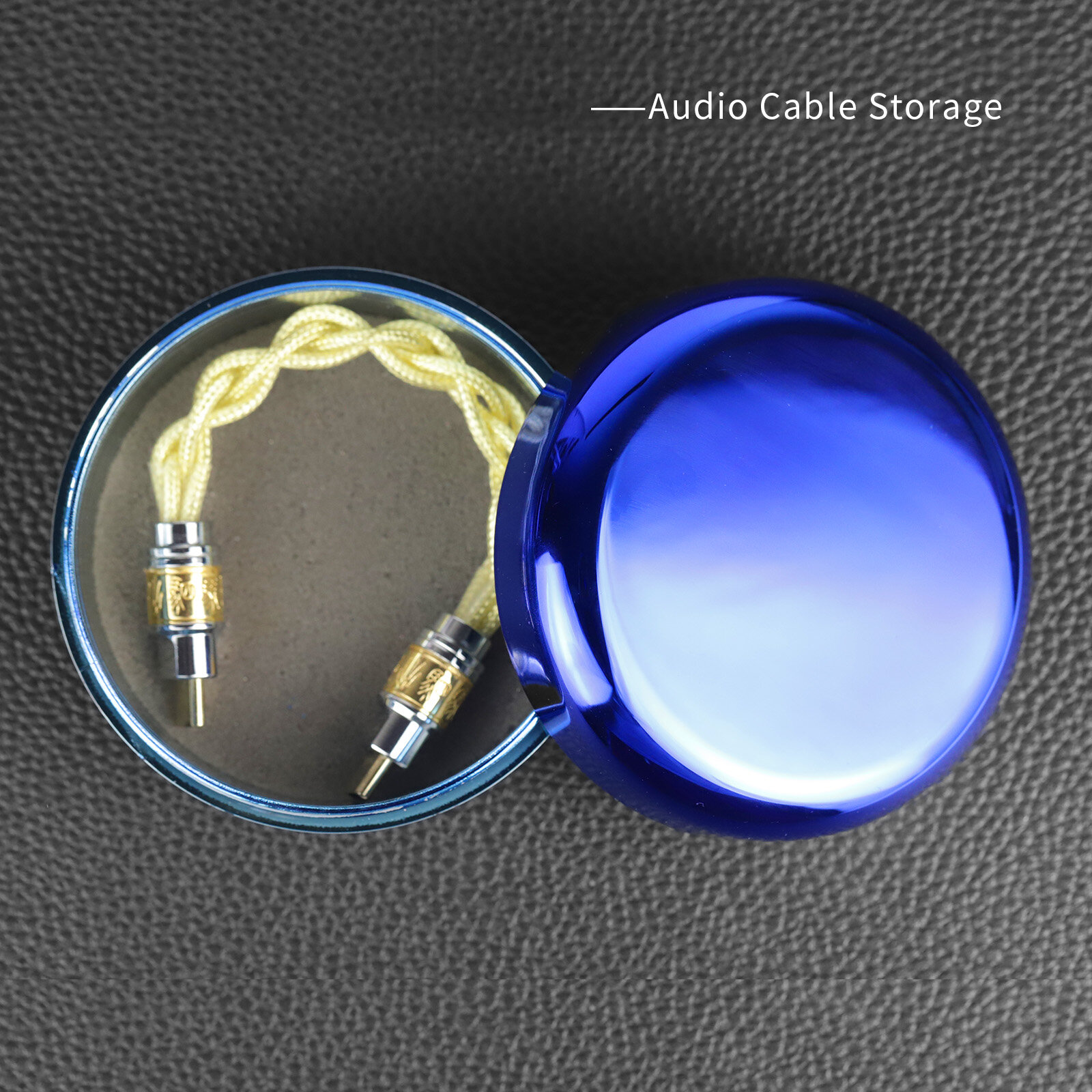 Electroplating portable earphone storage box - 图片7