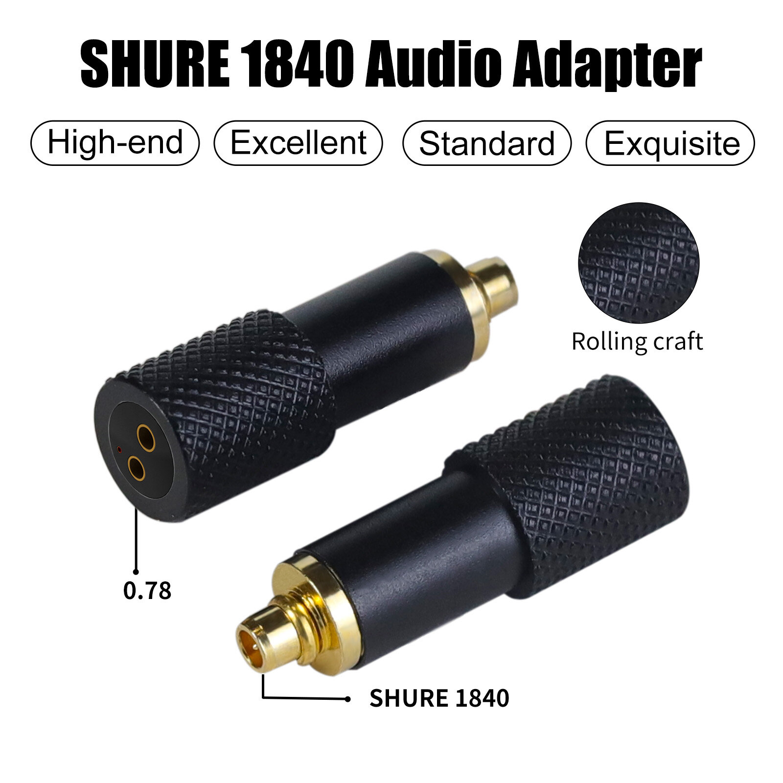 Shure1840 Rotating MMCX Female Adapter - 图片5