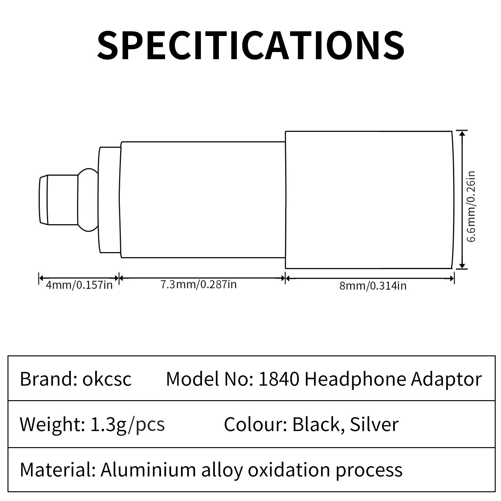 Shure1840 Rotating MMCX Female Adapter - 图片6
