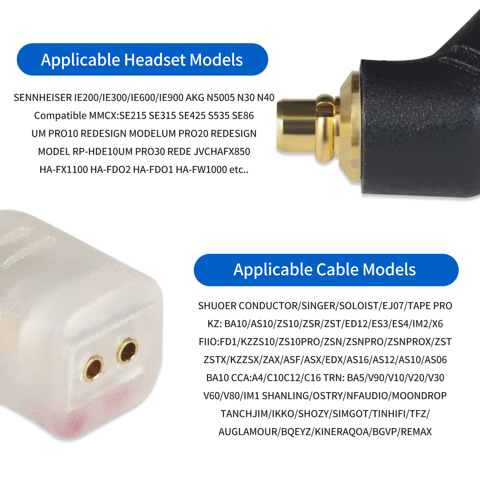 IE300 0.78 Square Male to Female Adapter - 图片3