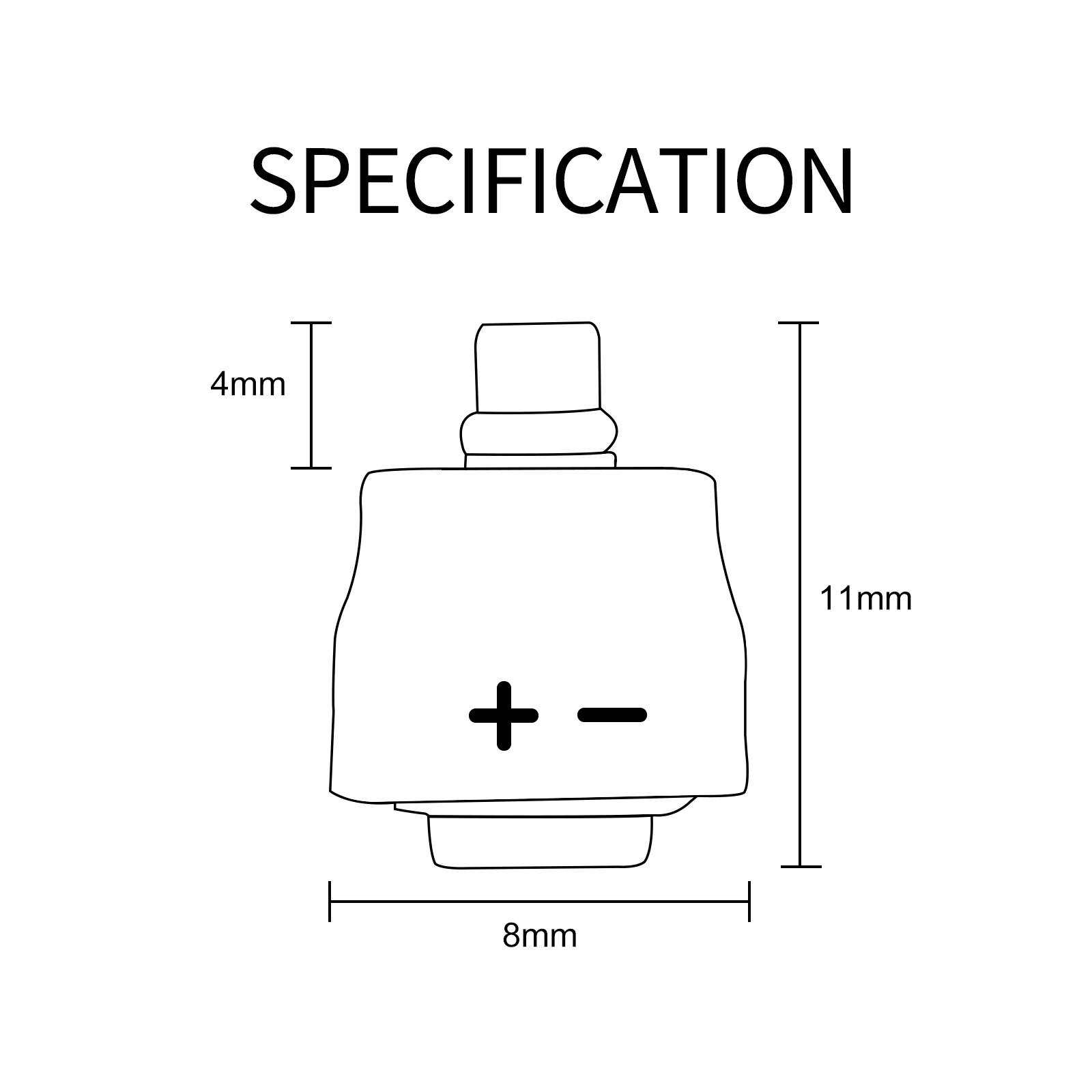 MMCX 0.75 female adapter for revolution - 图片5