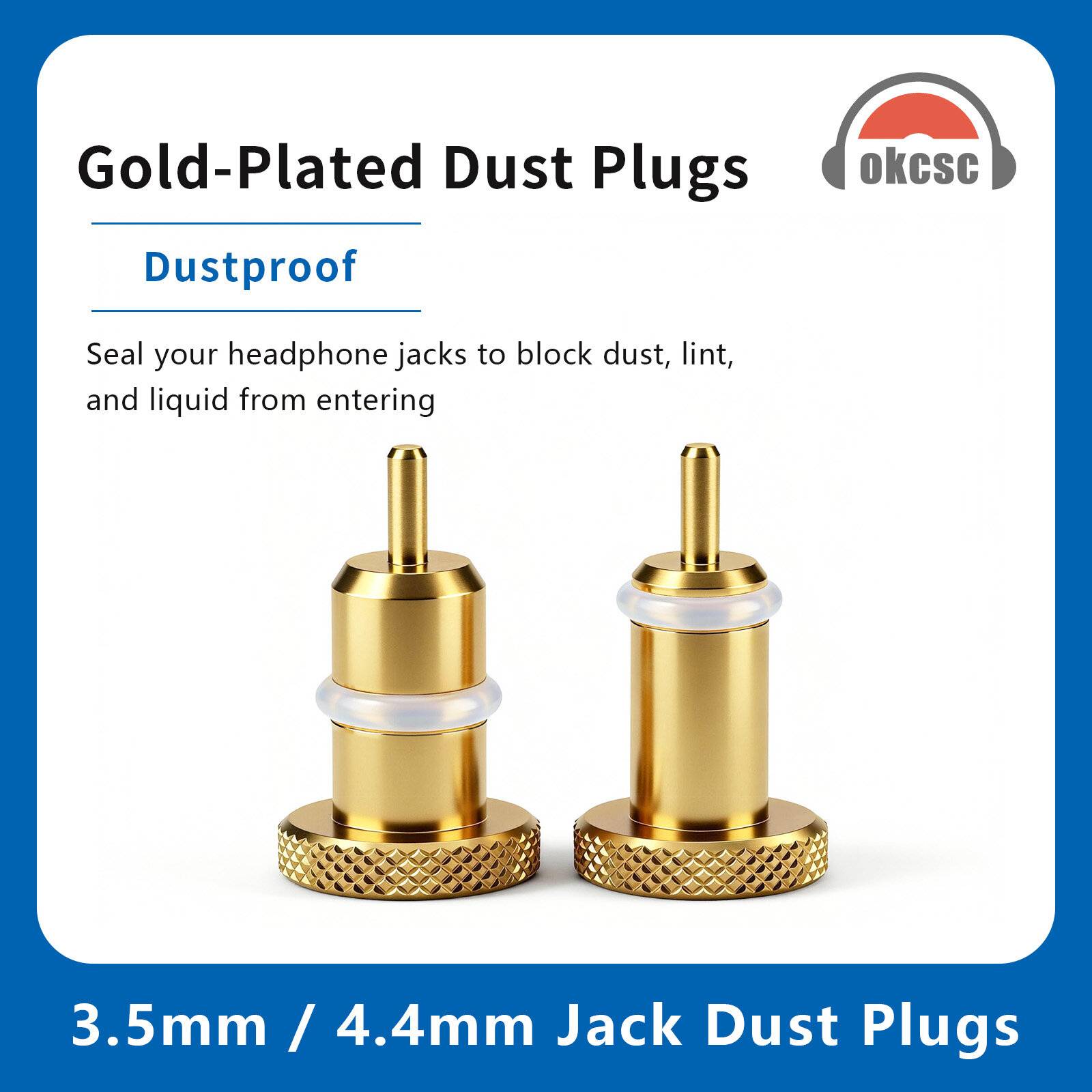 DC44 DC35 Pure Copper Earphone Dust Stopper Phone Card Retrieval Needle 2-in-1 - 图片2