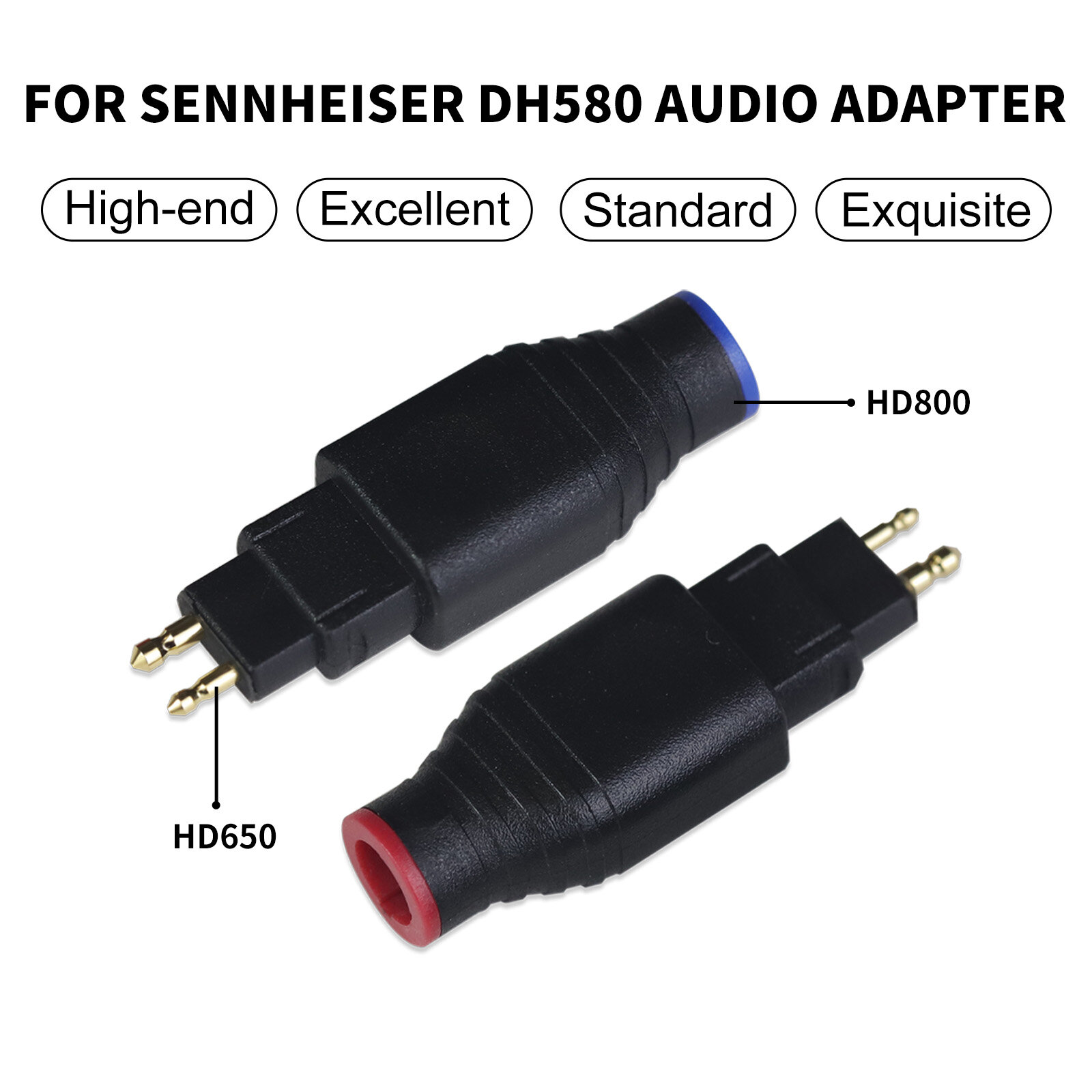 HD650 Male to HD800 Female Adapter - 图片5