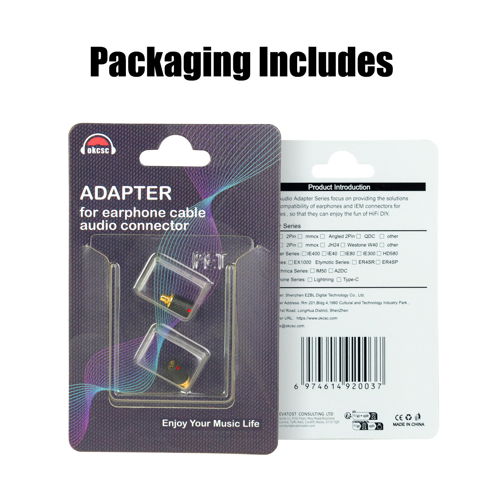 MMCX (n5005) revolution 0.78 female mini adapter - 图片7