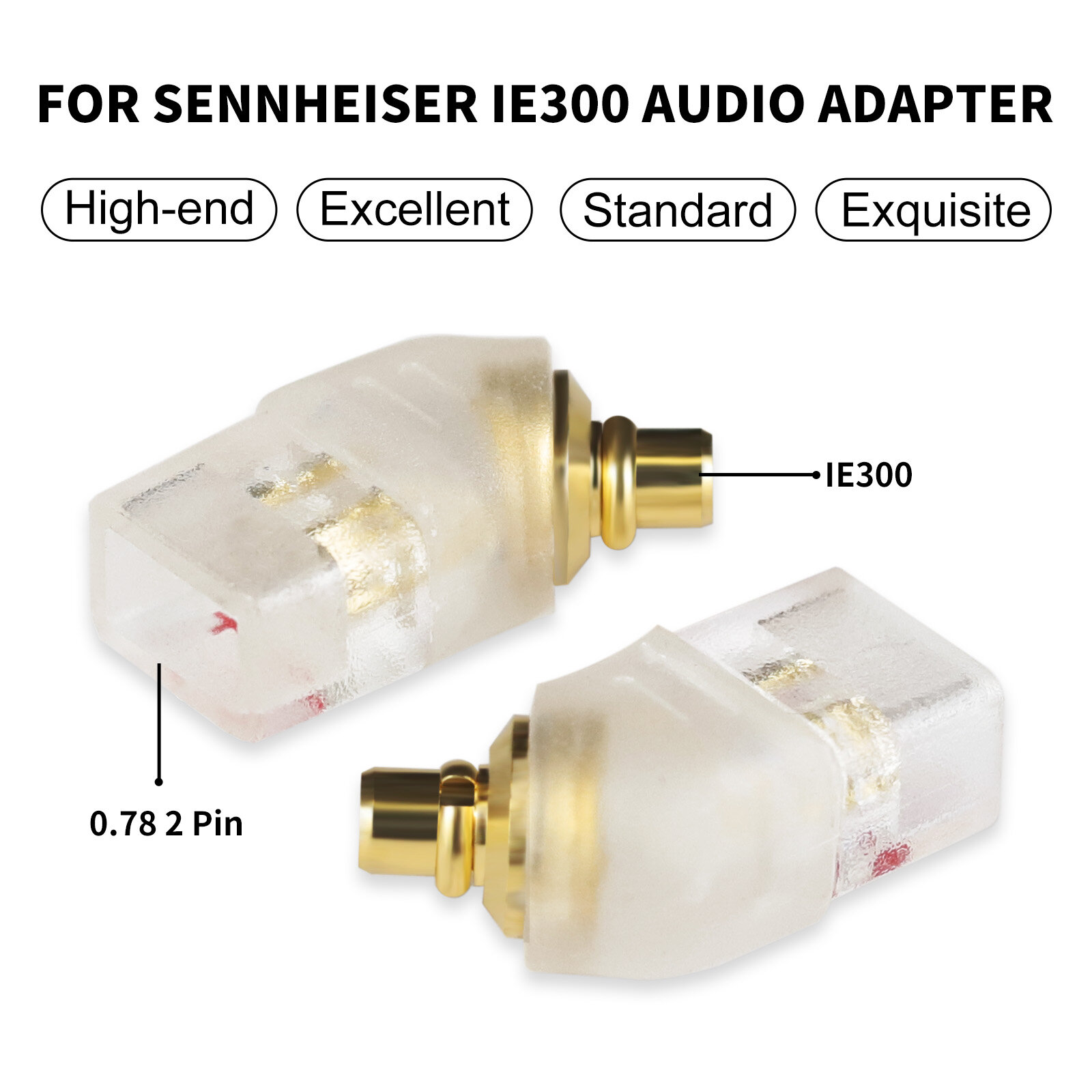 IE300 revolution 0.78 concave female adapter - 图片5