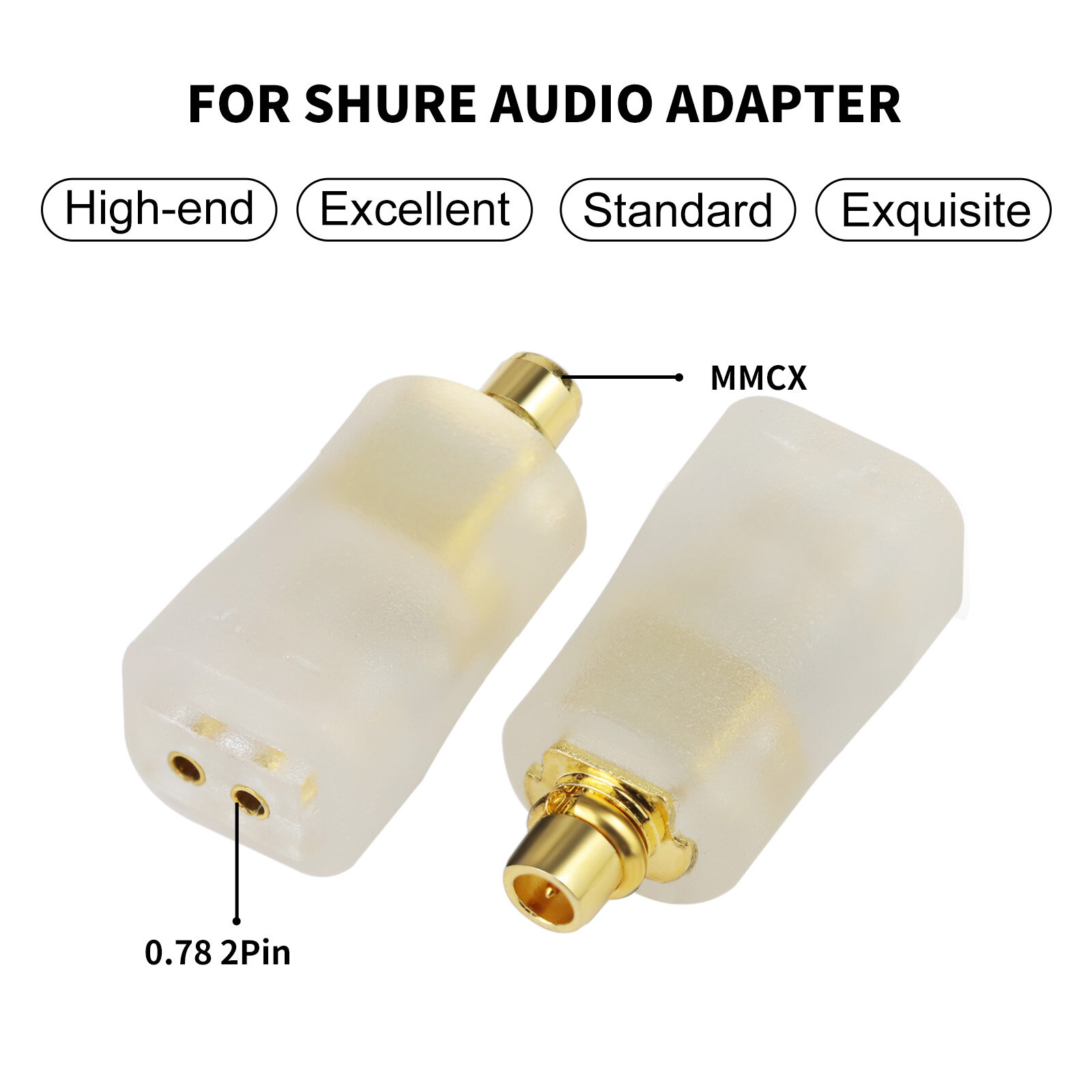 MMCX revolution 0.78 flat port adapter - 图片5