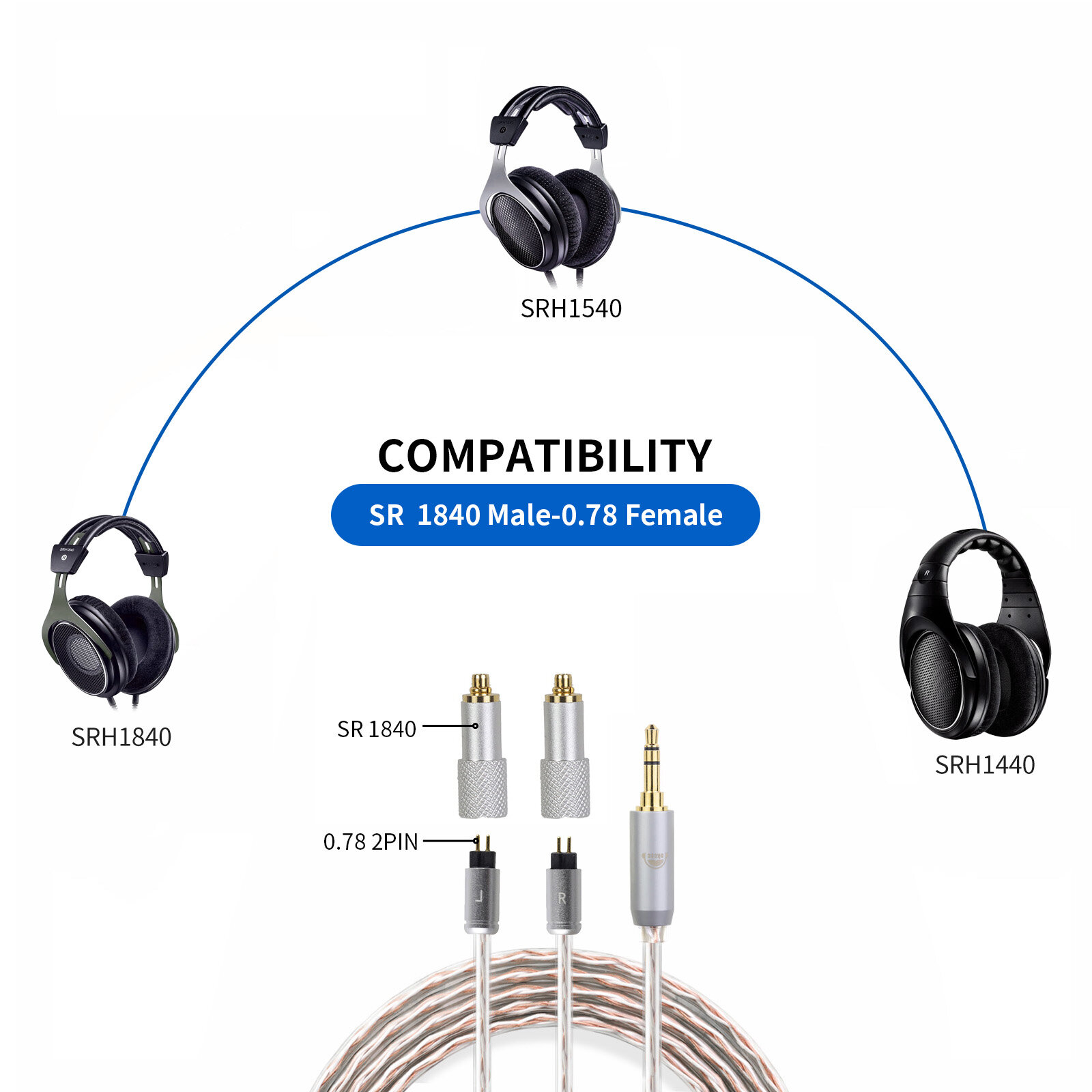 Shure1840 revolution 0.78 female adapter - 图片4
