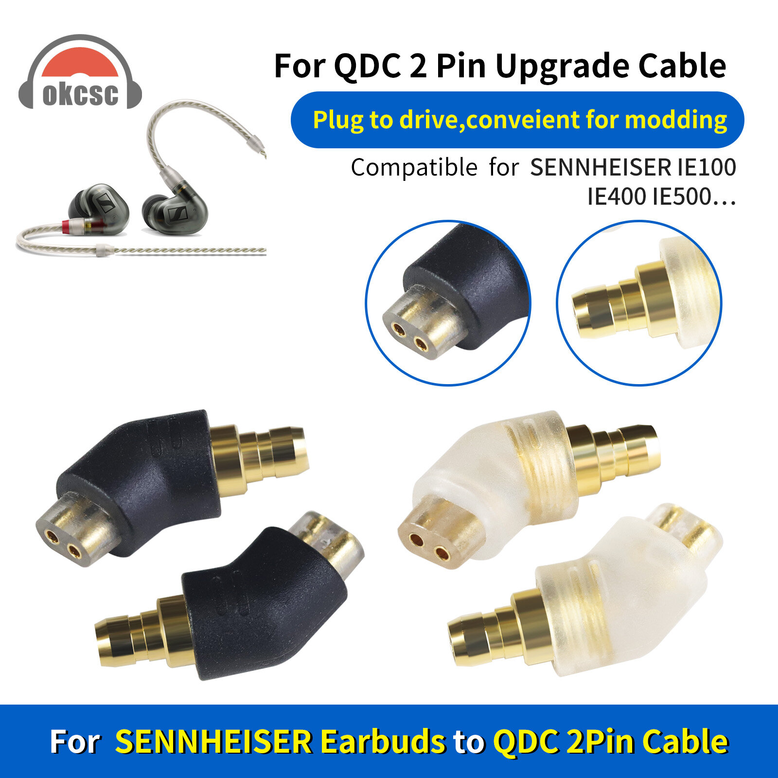 IE400 Orbital QDC Female Adapter - Image 2