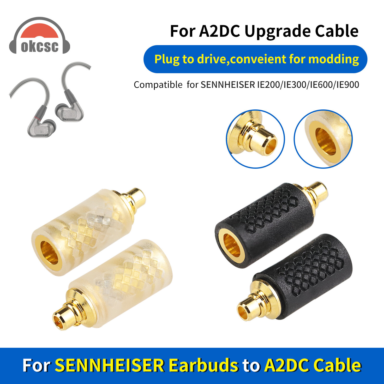 IE300 revolution A2DC female adapter - 图片2