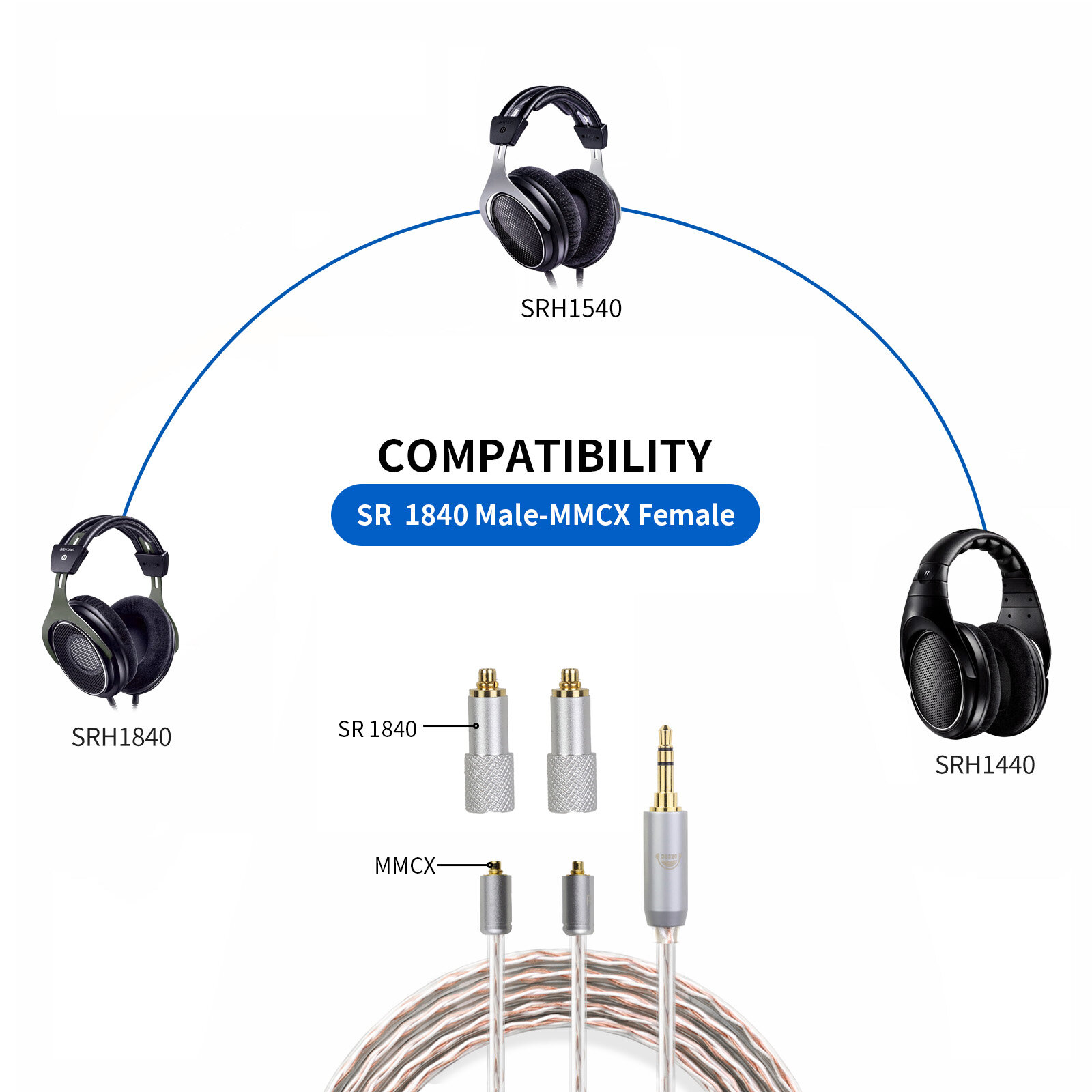 Shure1840 Rotating MMCX Female Adapter - 图片4
