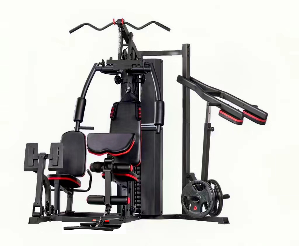 Leg Press & Squat Station (3-Person)
