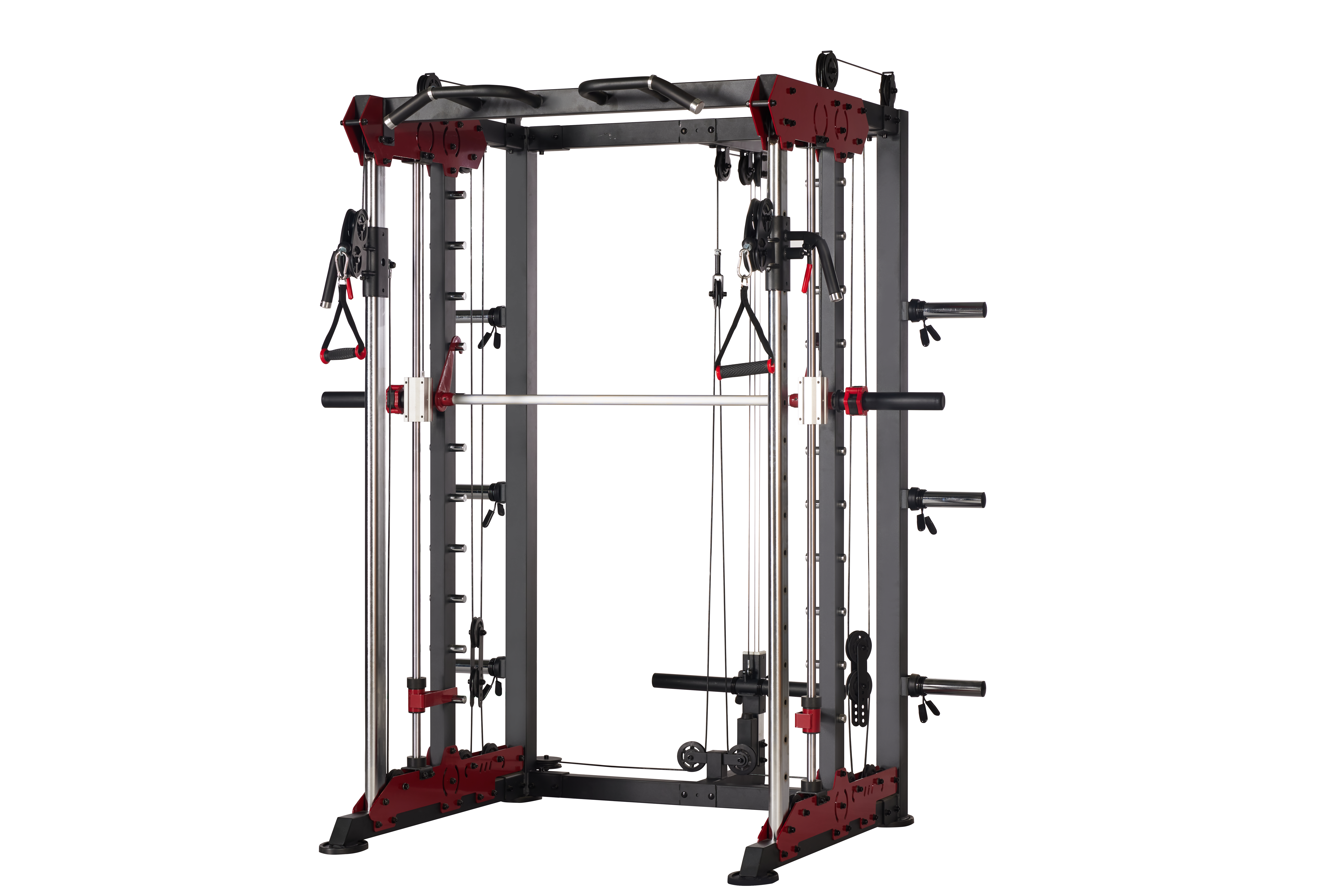 Smith Machine with Bird's Nest Hanging Plate System