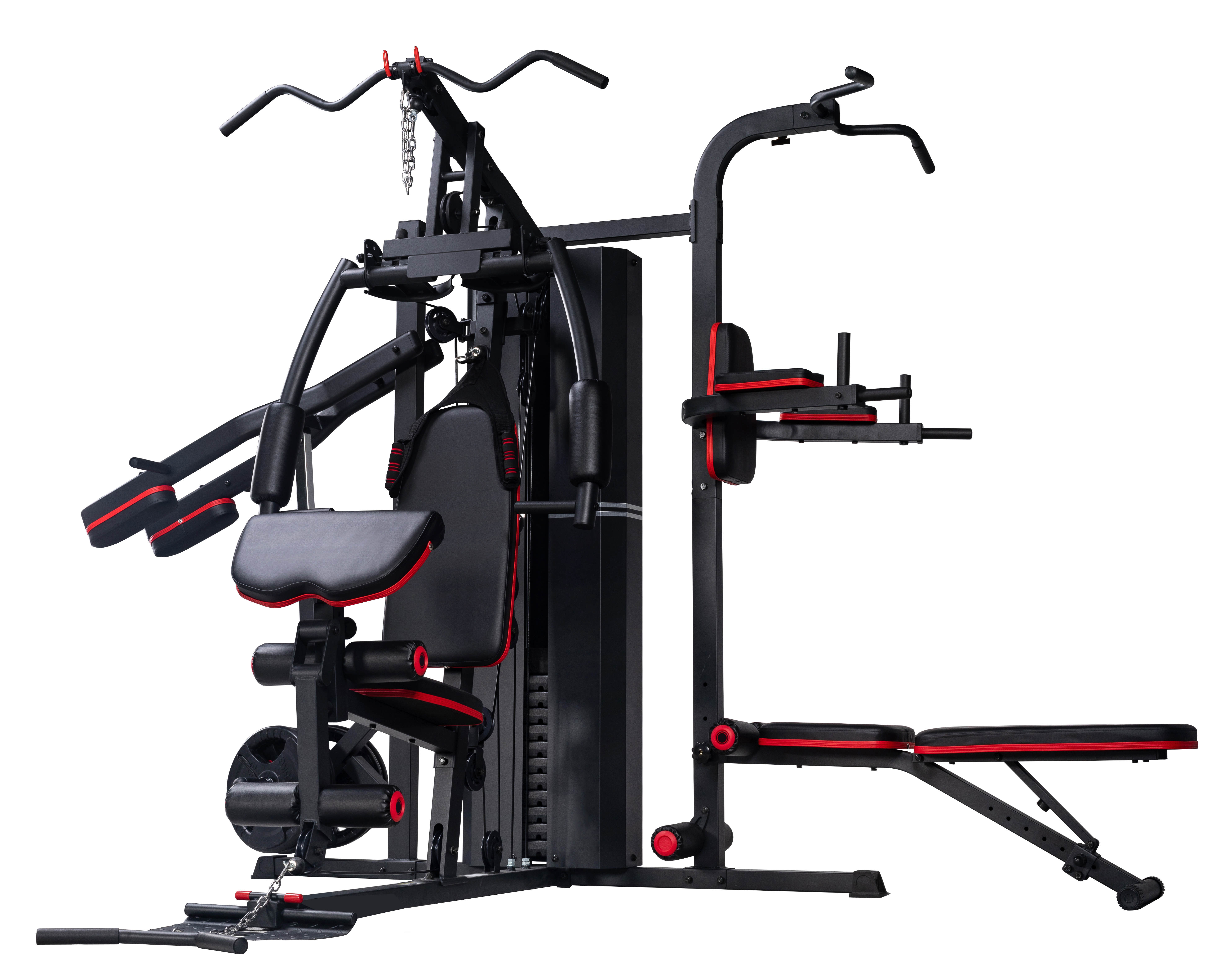 Multi-Station Squat Dip Station (3-person)