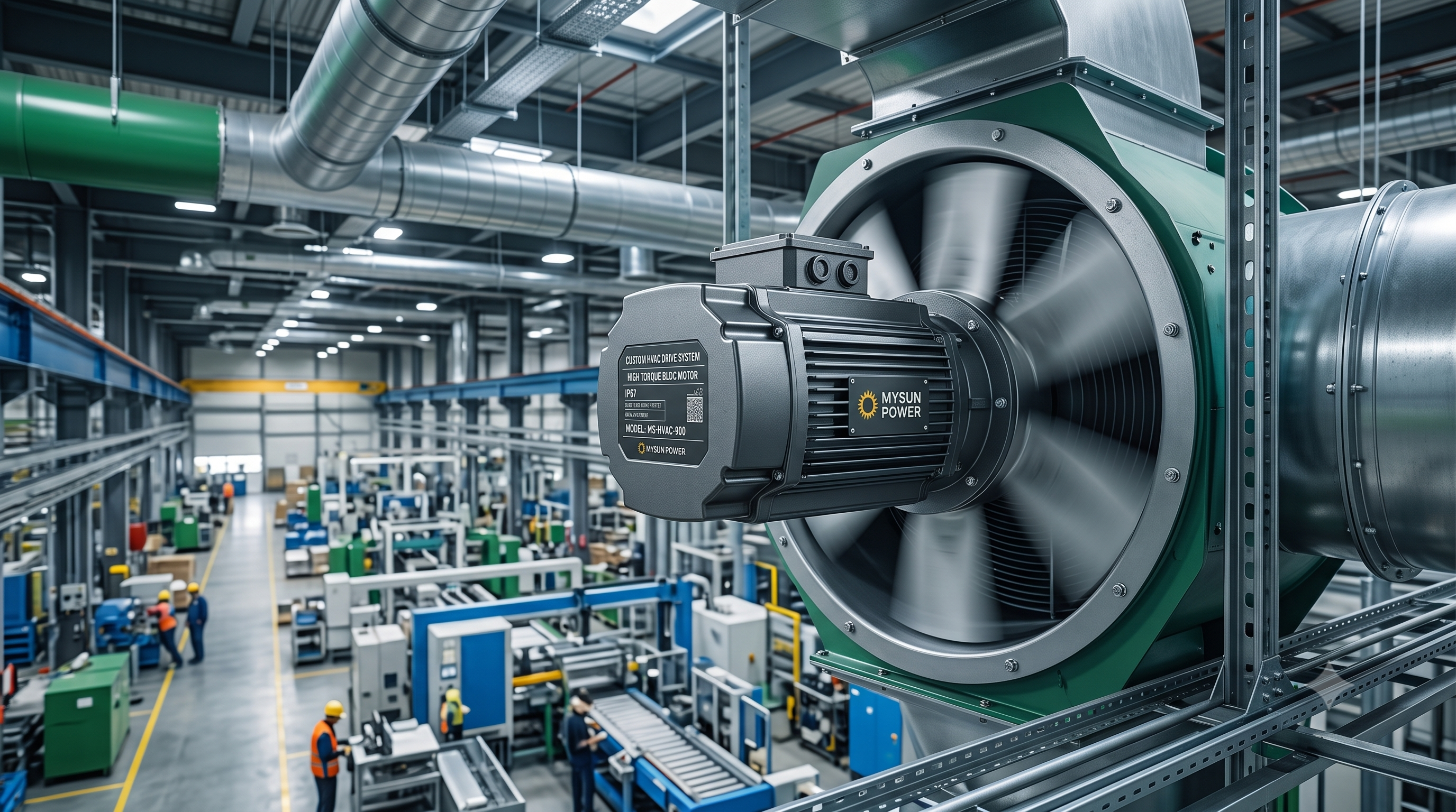 How to Choose High-Efficiency HVAC Motors for Severe Industrial Environments