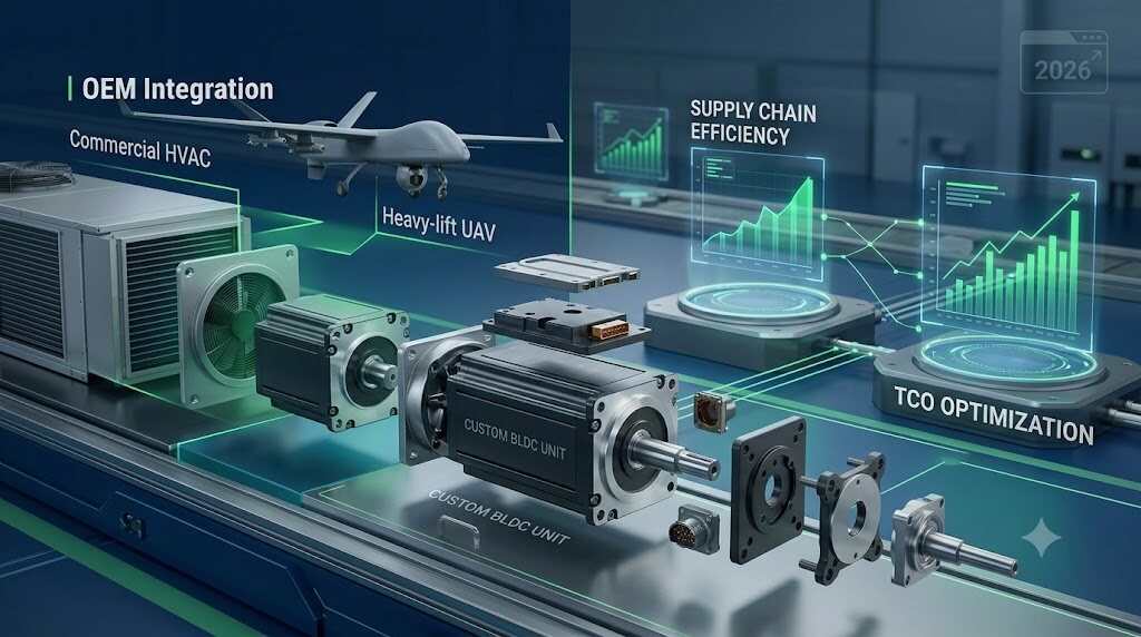 Supply Chain Efficiency in 2026: Why OEMs are Shifting to Custom Motor Integrators