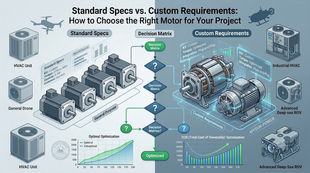 Standard Specs vs. Custom Requirements: How to Choose the Right Motor for Your Project