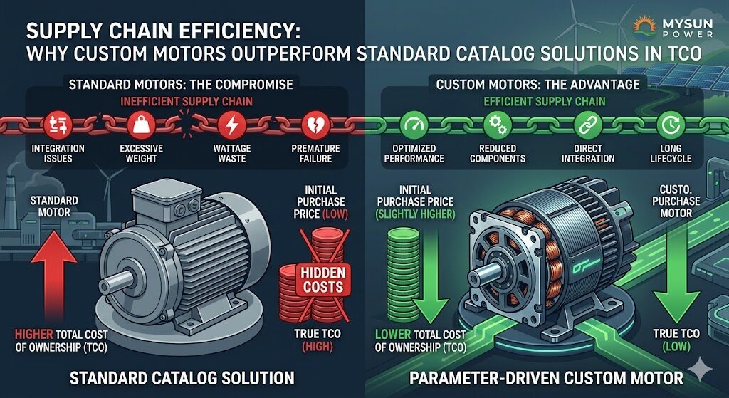 Supply Chain Efficiency: Why Custom Motors Outperform Standard Catalog Solutions in TCO