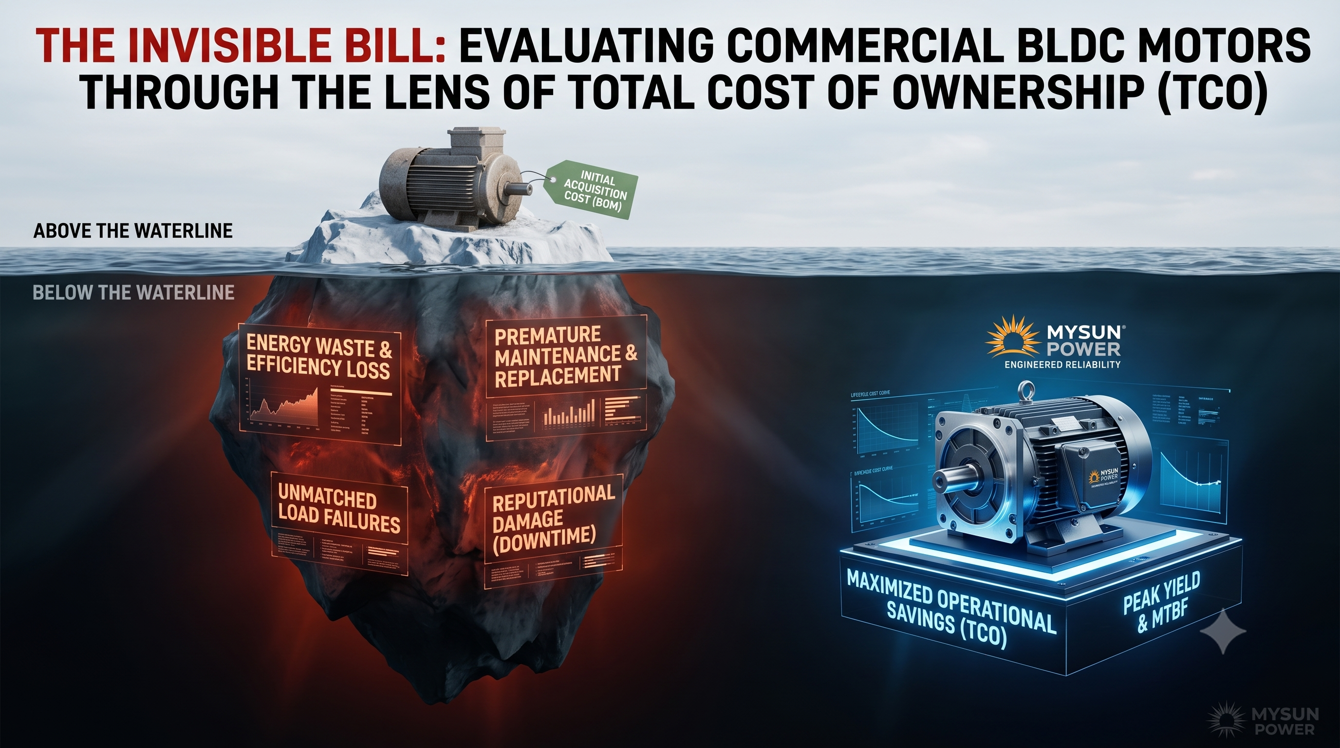Beyond Initial BOM Cost: Evaluating Commercial Motor TCO