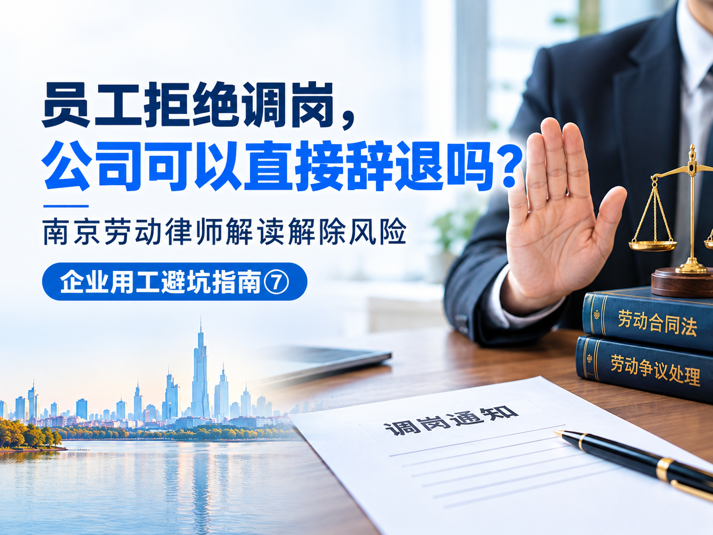 员工拒绝调岗，公司可以直接辞退吗？南京劳动律师解读解除风险｜企业用工避坑指南⑦