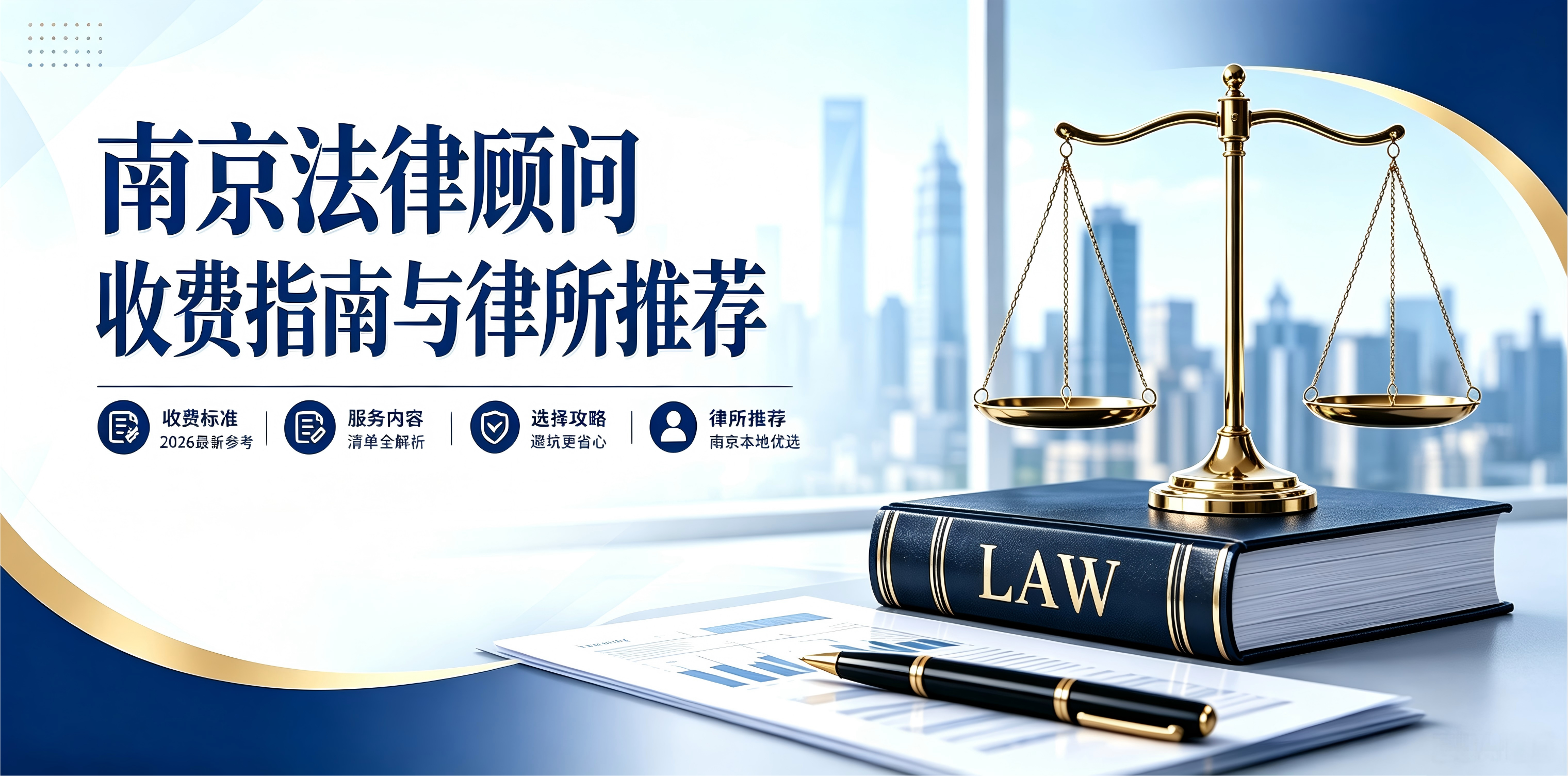 南京公司法律顾问怎么收费？
2026年收费标准、服务内容及律所推荐