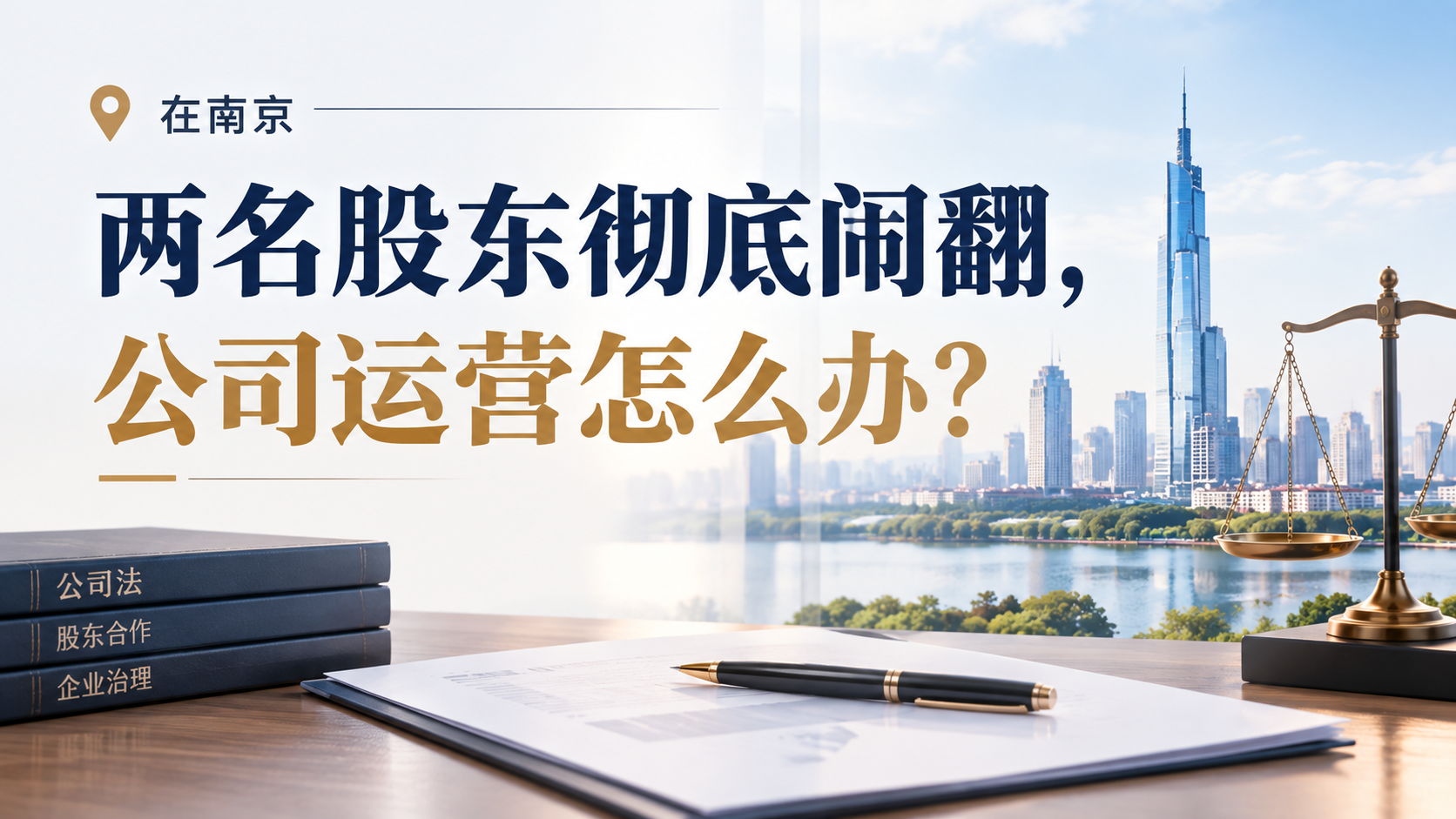 在南京，两名股东彻底闹翻，公司运营怎么办？