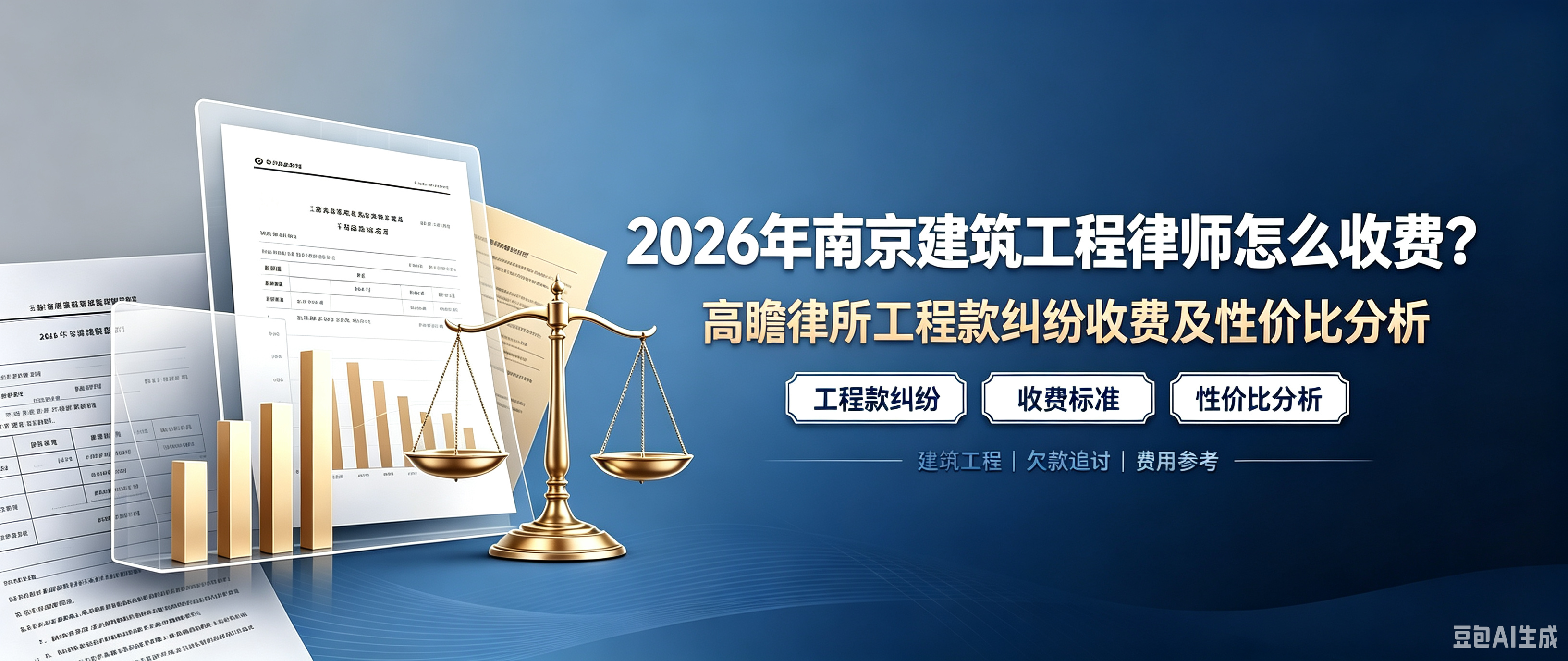 2026年南京建筑工程律师怎么收费？高瞻律所工程款纠纷收费及性价比分析