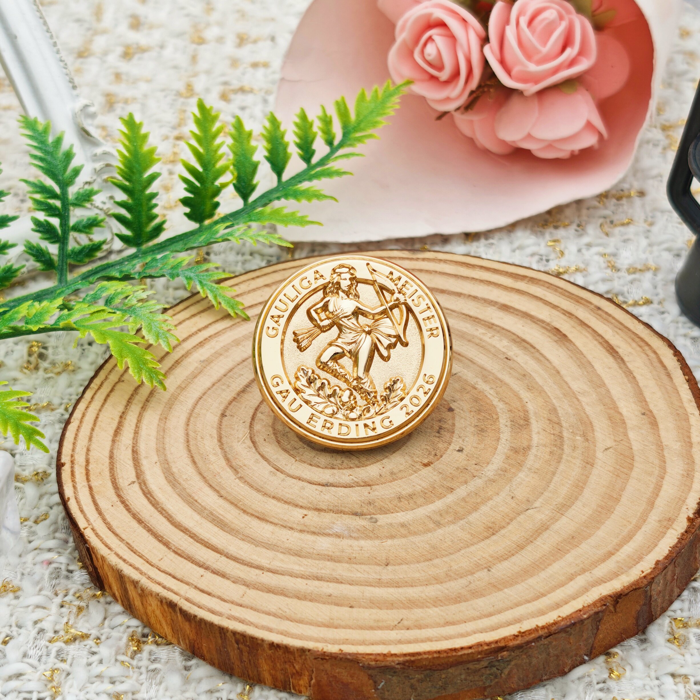Gauliga Archery Beauty Leaf Circular Badge