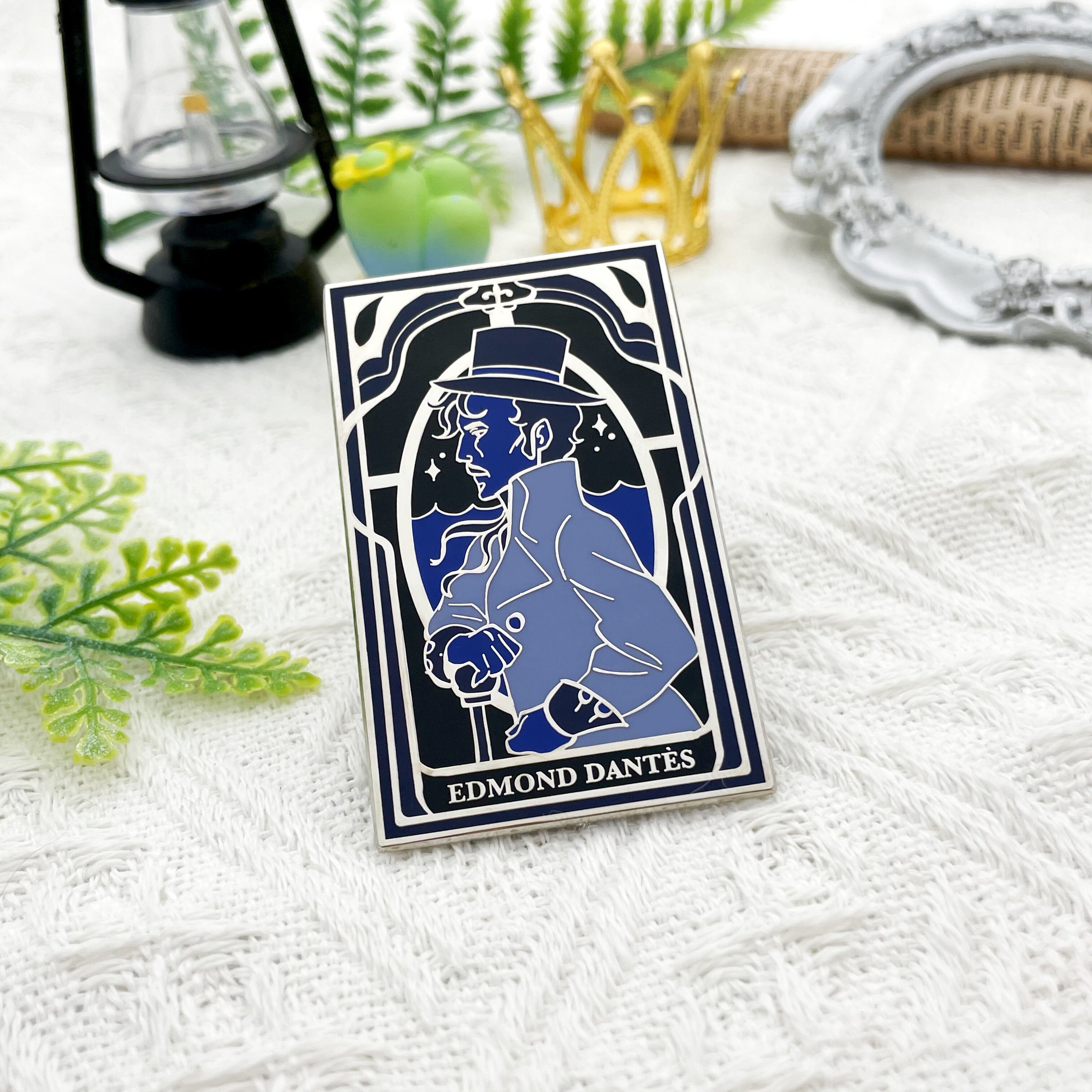 Edmond Dantès Character Card Enamel Pin