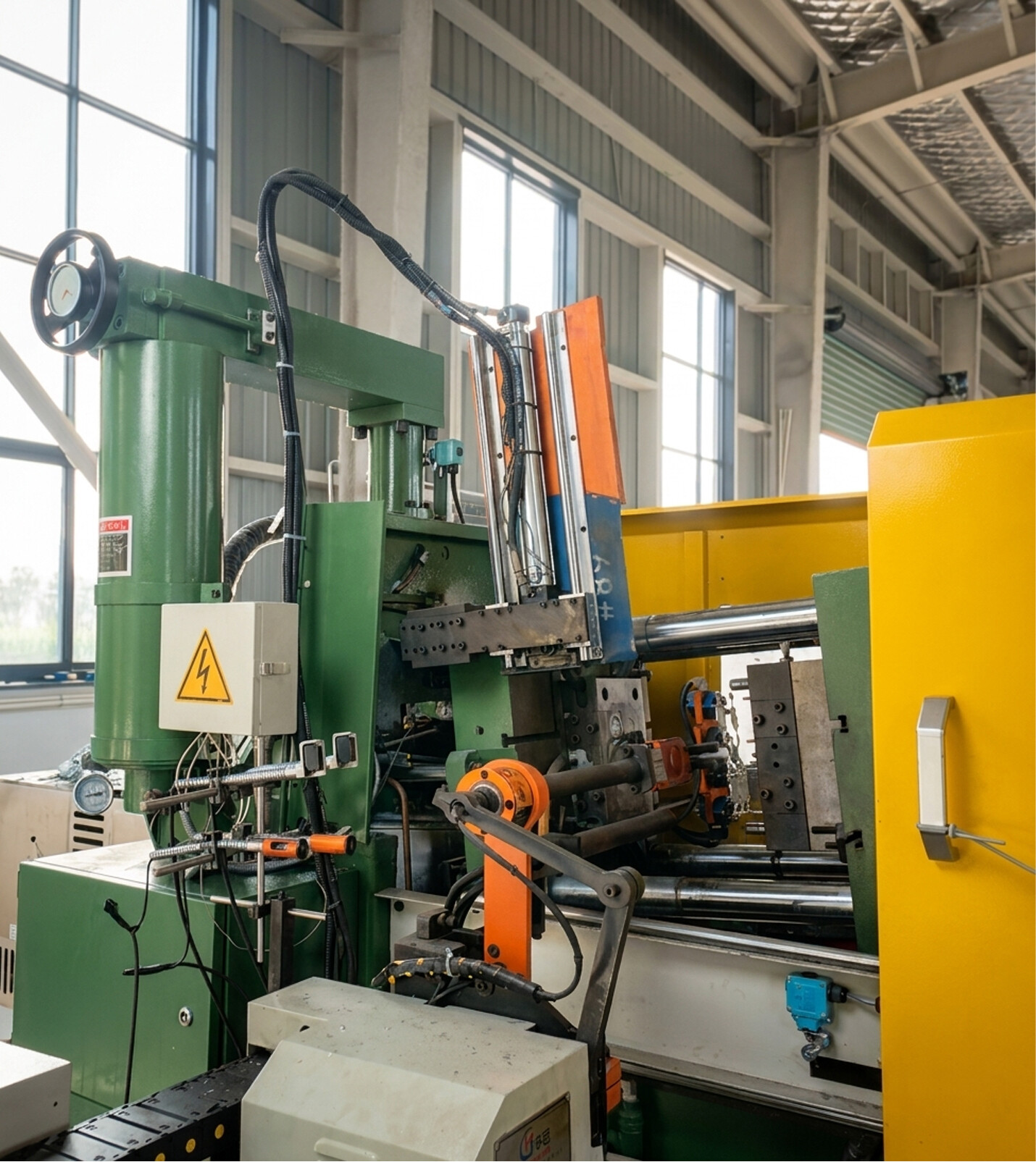 Automated Die-Casting Machine Operation Scenario