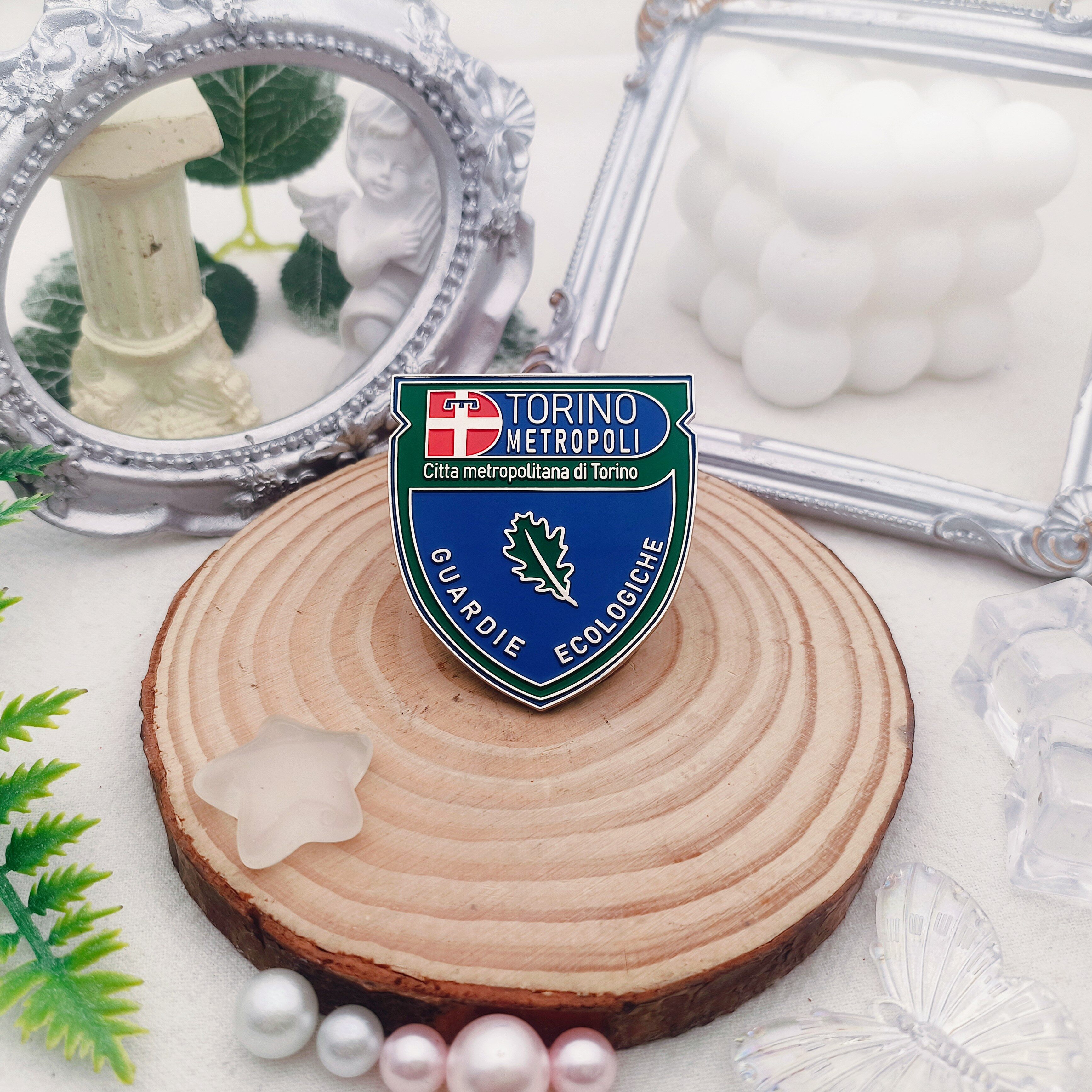 Turin Eco Guard Shield Enamel Badge