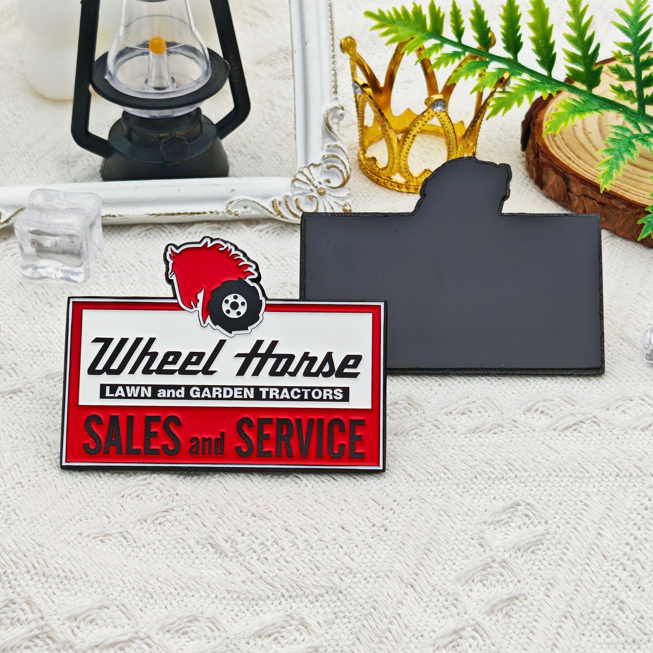 Wheel Horse Tractor Custom Enamel Fridge Magnet
