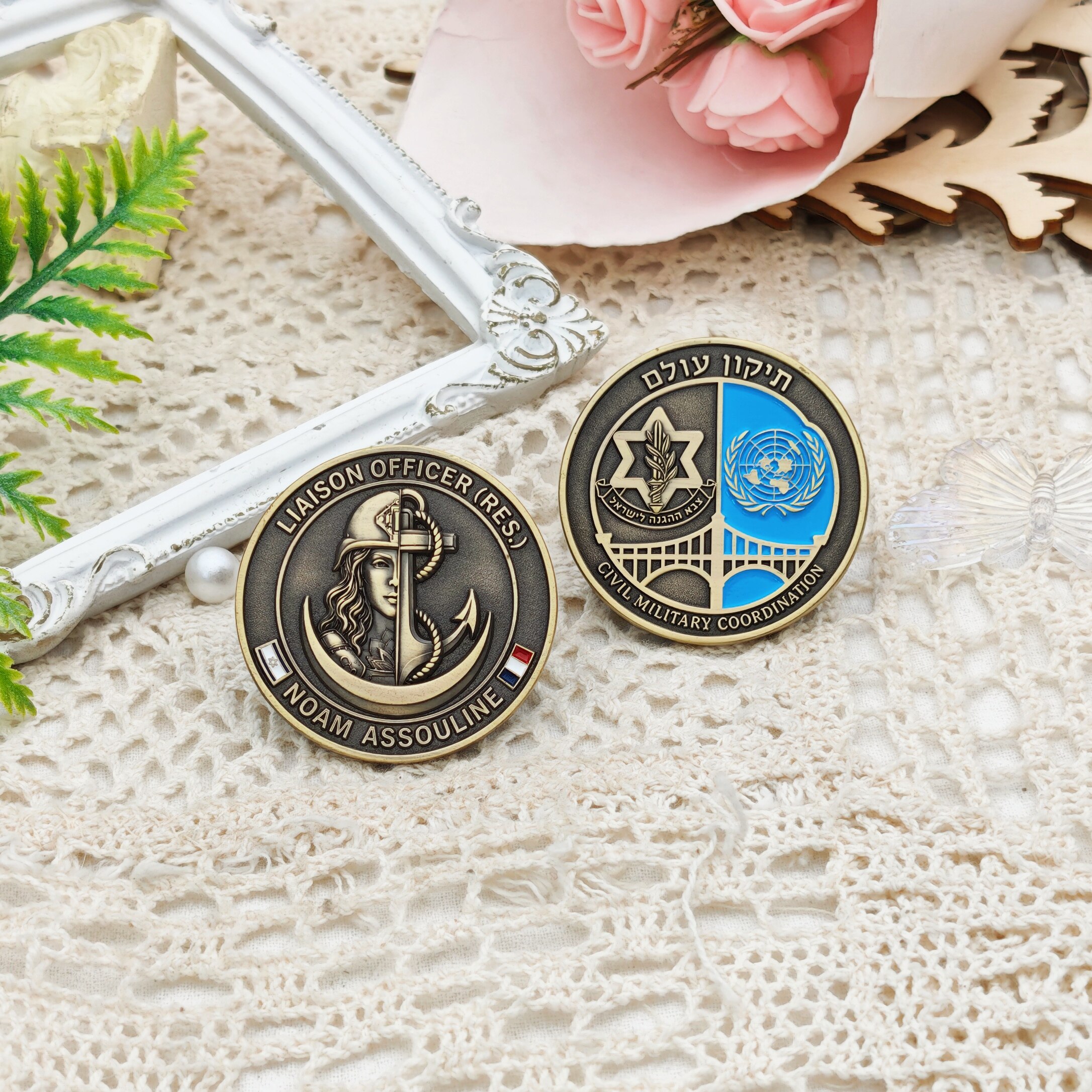 Liaison Officer RES Flag Beauty Military Commemorative Coin