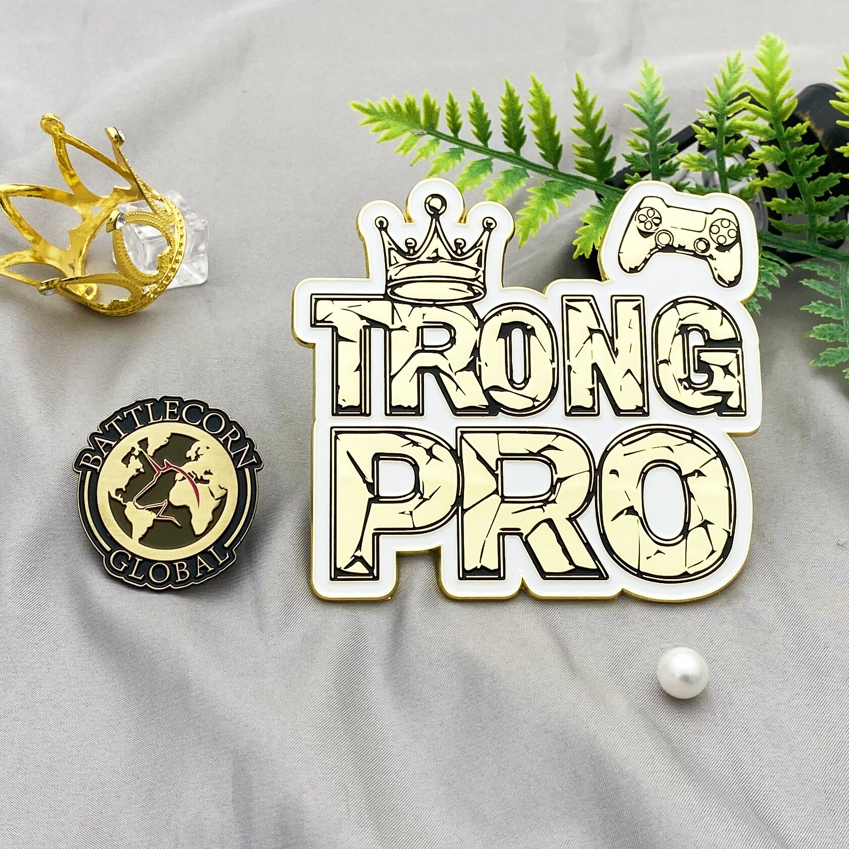 TRONG PRO Game Theme + BATTLECORN Global Theme Dual异形烤漆 Pins