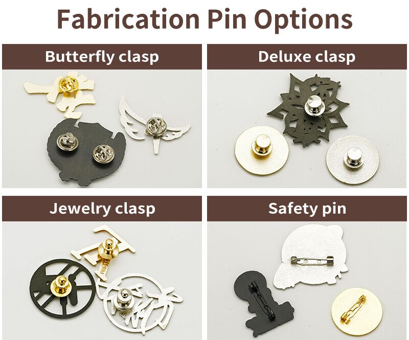 Pin Backing Options