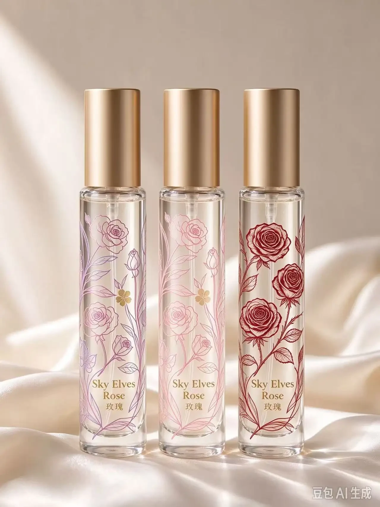 Three 10 ml sprays from the collection