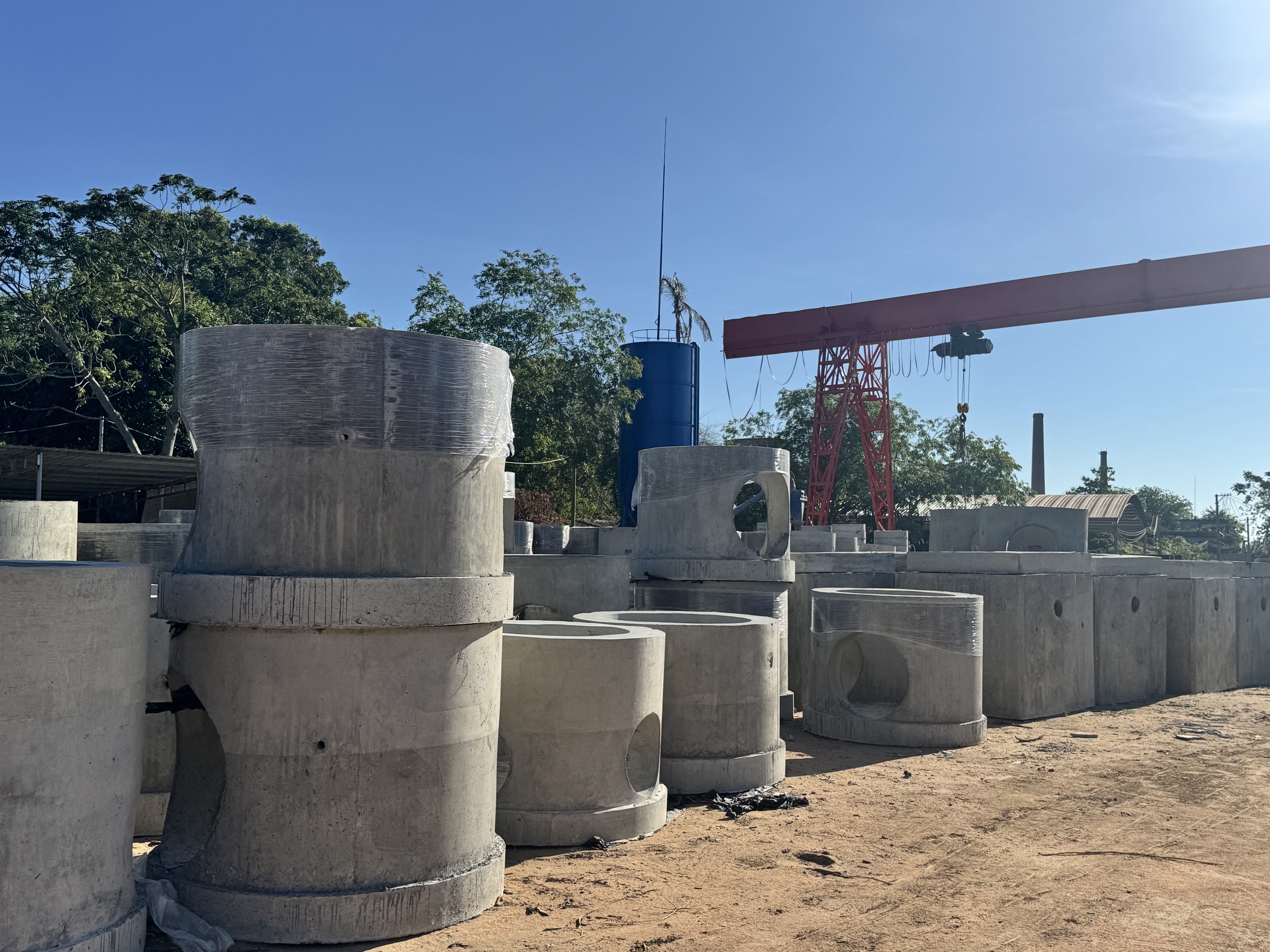 Xianghui Cement Products Case Study | Xianghui Supplies Concrete Manholes for the Lingshui Chijing Fishery Port Upgrade Project by CCCC First Harbor Engineering