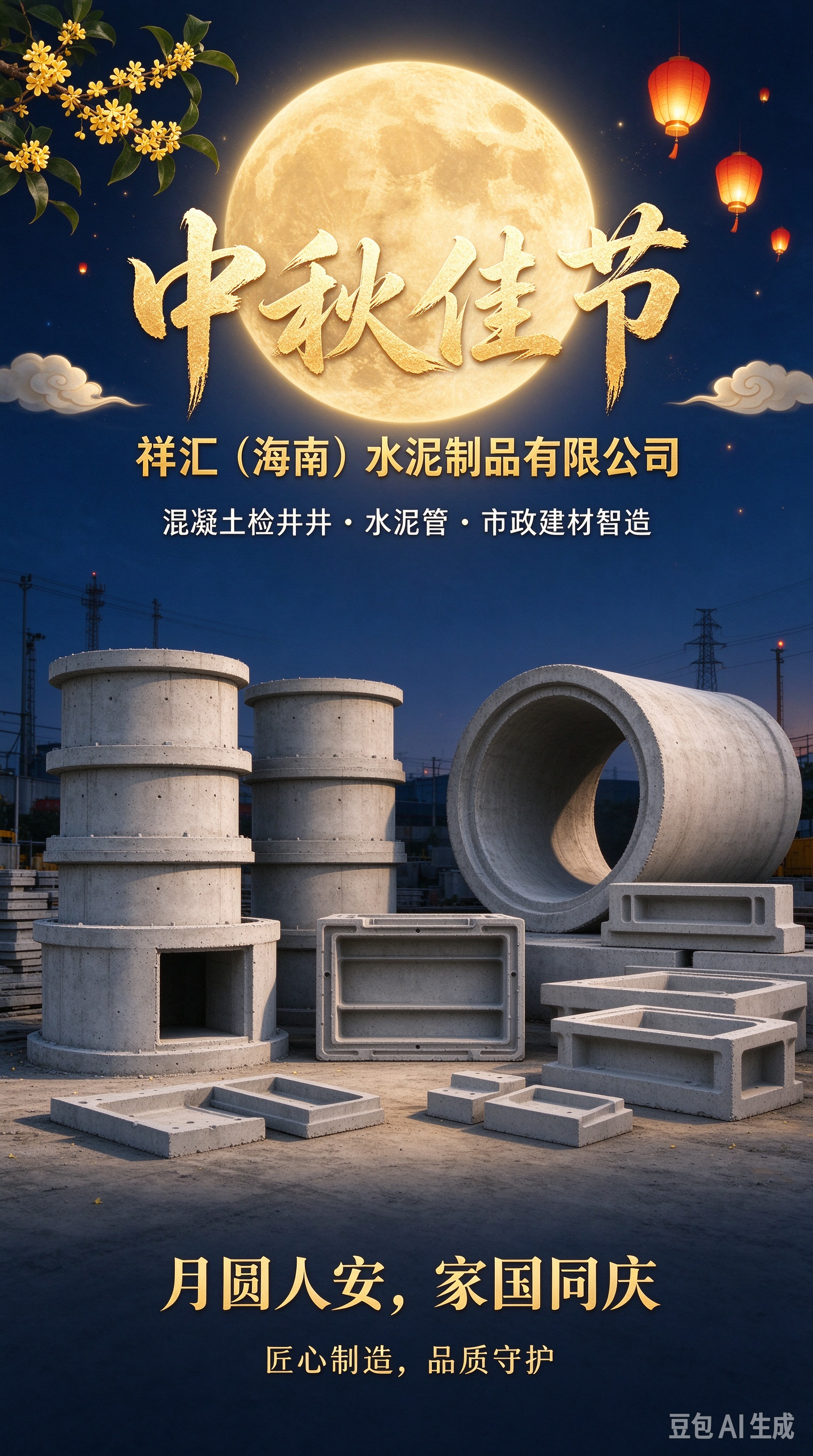 Xianghui (Hainan) Cement Products Co., Ltd. Mid-Autumn Festival Holiday and Duty Schedule for 2026