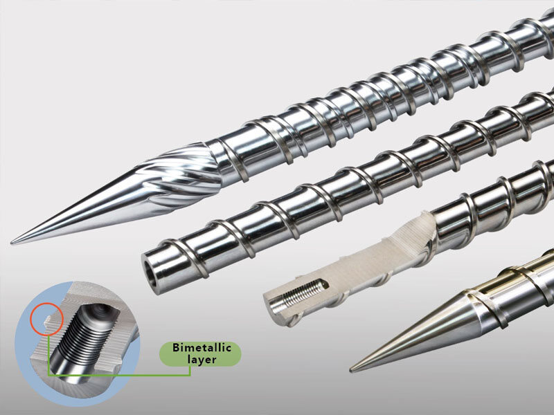 Smooth-barrel extruder view 3